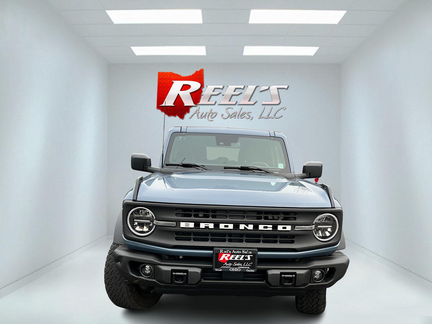 2023 Gray /Black Ford Bronco Black Diamond 4-Door (1FMDE5BH5PL) with an 2.3L I4 Turbo engine, Automatic transmission, located at 11115 Chardon Rd. , Chardon, OH, 44024, (440) 214-9705, 41.580246, -81.241943 - 2023 Ford Bronco Black Diamond 4WD – Rugged Off-Road Icon with Turbo Power and Modern Features! This 2023 Ford Bronco Black Diamond 4WD is a capable and adventure-ready SUV that offers serious off-road performance and everyday usability. Powered by a responsive 2.3L Turbocharged EcoBoost I4 engin- Photo#2