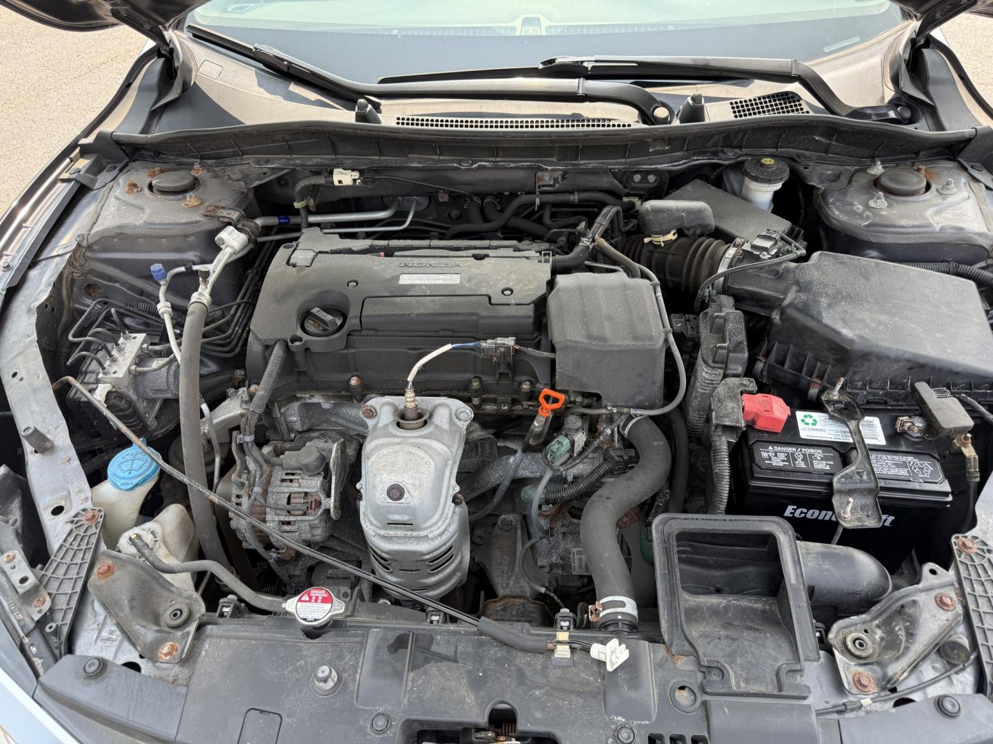 2017 Gray /Gray Honda Accord LX Sedan CVT (1HGCR2F31HA) with an 2.4L I4 DOHC 16V engine, Automatic transmission, located at 547 E. Main St., Orwell, OH, 44076, (440) 437-5893, 41.535435, -80.847855 - 2017 Honda Accord LX – Smooth, Efficient, and Built to Make Every Drive Easier There’s a reason so many people trust the Accord year after year. This 2017 Honda Accord LX continues that tradition with a refined 2.4L K24 engine that delivers an impressive 36 MPG highway. Switch between ECO Mode- Photo#7
