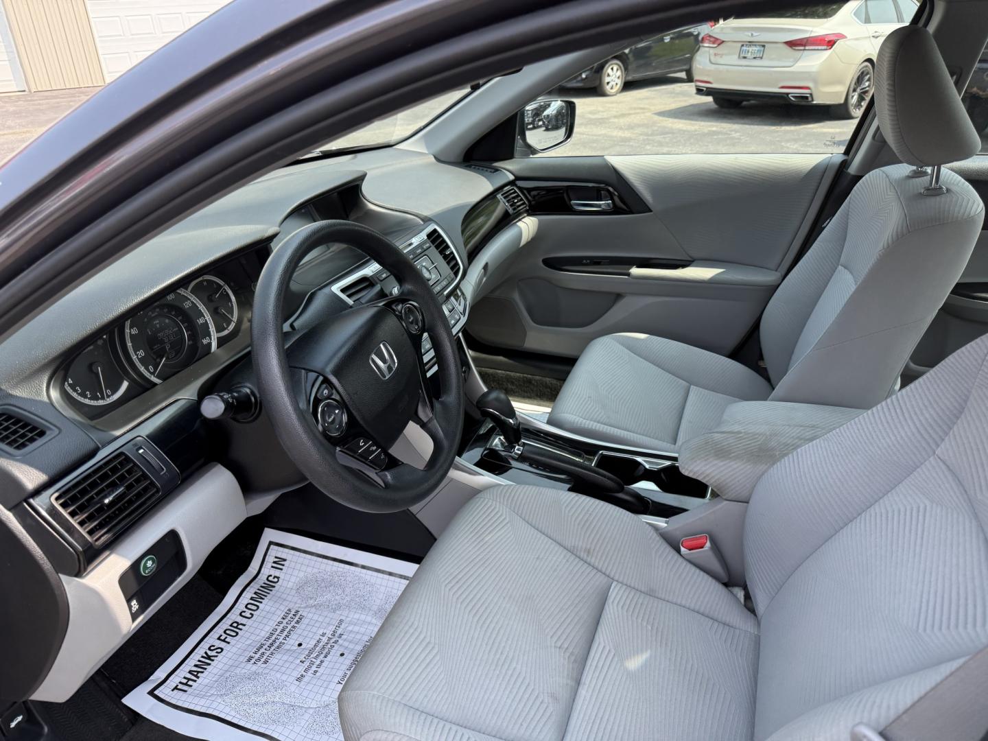 2017 Gray /Gray Honda Accord LX Sedan CVT (1HGCR2F31HA) with an 2.4L I4 DOHC 16V engine, Automatic transmission, located at 547 E. Main St., Orwell, OH, 44076, (440) 437-5893, 41.535435, -80.847855 - 2017 Honda Accord LX – Smooth, Efficient, and Built to Make Every Drive Easier There’s a reason so many people trust the Accord year after year. This 2017 Honda Accord LX continues that tradition with a refined 2.4L K24 engine that delivers an impressive 36 MPG highway. Switch between ECO Mode- Photo#8