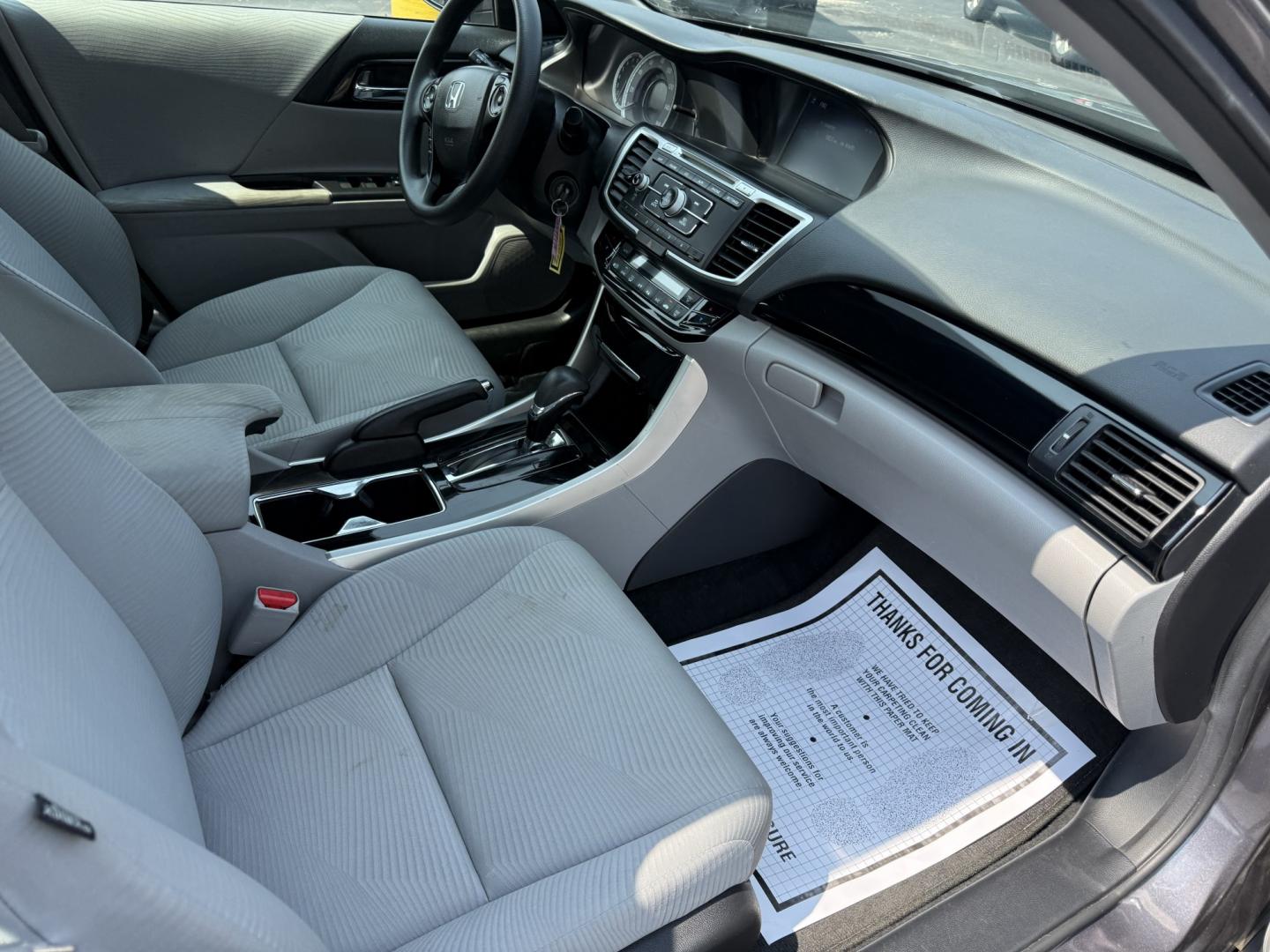 2017 Gray /Gray Honda Accord LX Sedan CVT (1HGCR2F31HA) with an 2.4L I4 DOHC 16V engine, Automatic transmission, located at 547 E. Main St., Orwell, OH, 44076, (440) 437-5893, 41.535435, -80.847855 - 2017 Honda Accord LX – Smooth, Efficient, and Built to Make Every Drive Easier There’s a reason so many people trust the Accord year after year. This 2017 Honda Accord LX continues that tradition with a refined 2.4L K24 engine that delivers an impressive 36 MPG highway. Switch between ECO Mode- Photo#35