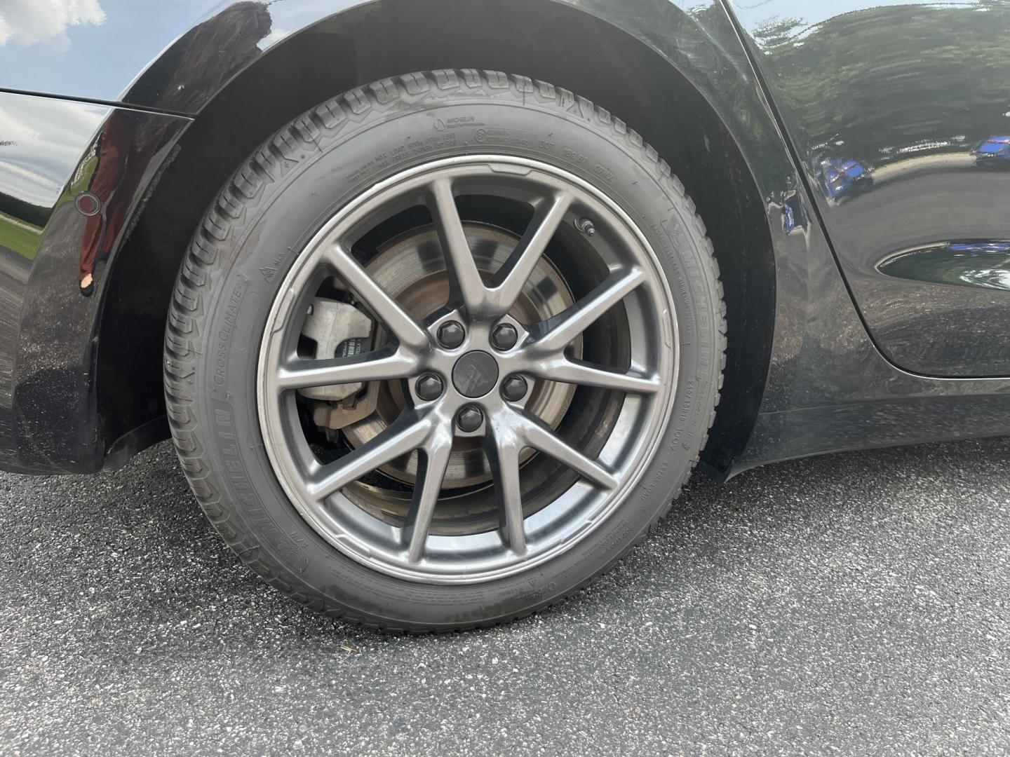 2018 Black /Black Tesla Model 3 Long Range AWD (5YJ3E1EB3JF) with an ELECTRIC engine, 1A transmission, located at 11115 Chardon Rd. , Chardon, OH, 44024, (440) 214-9705, 41.580246, -81.241943- Photo#8