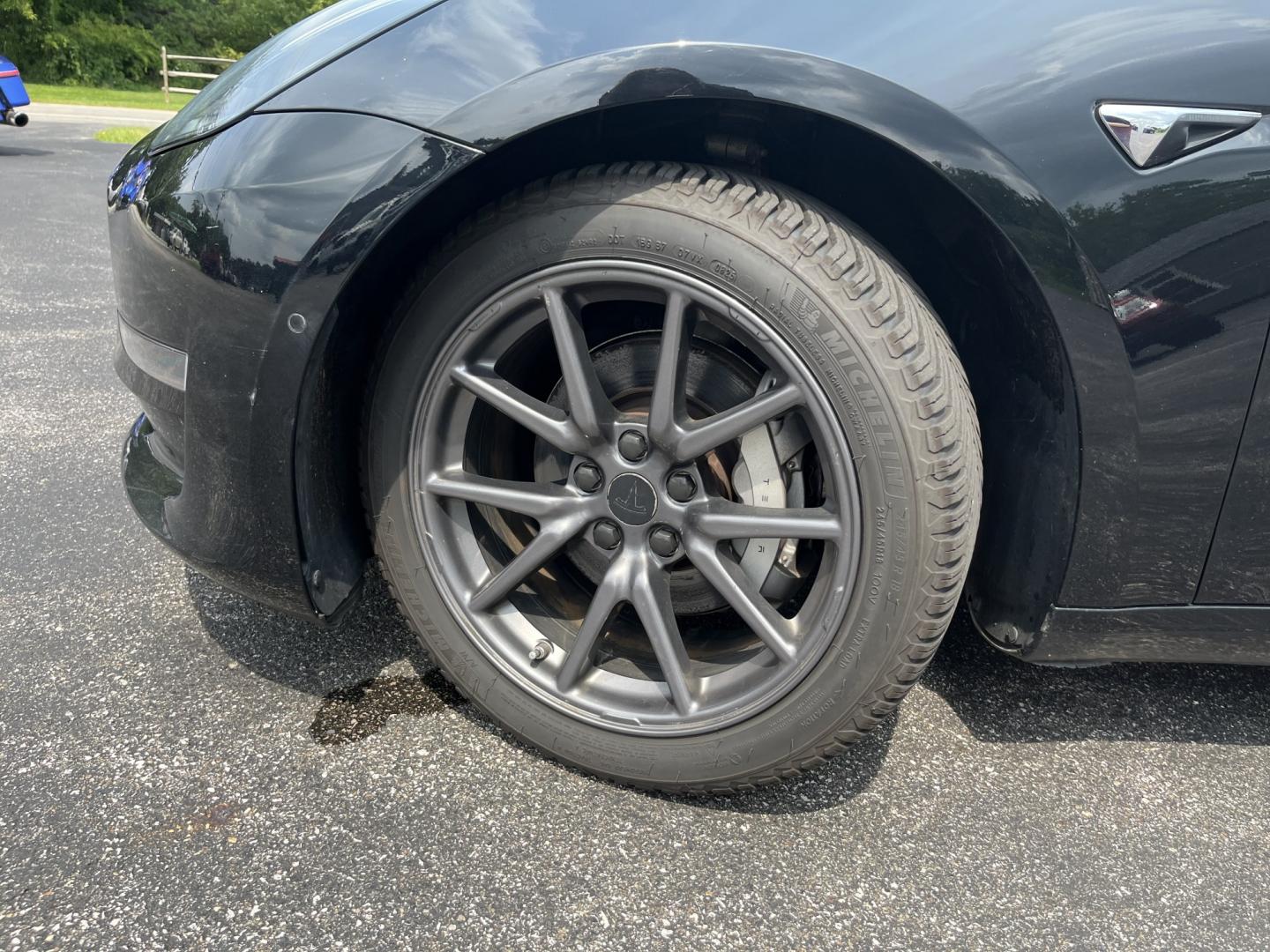 2018 Black /Black Tesla Model 3 Long Range AWD (5YJ3E1EB3JF) with an ELECTRIC engine, 1A transmission, located at 11115 Chardon Rd. , Chardon, OH, 44024, (440) 214-9705, 41.580246, -81.241943- Photo#13