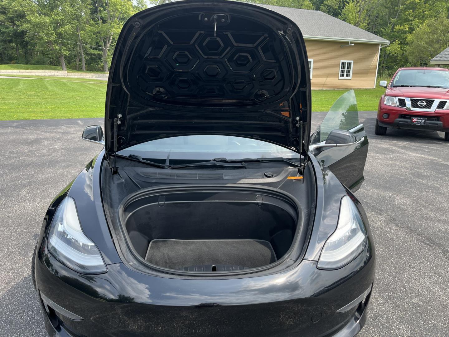 2018 Black /Black Tesla Model 3 Long Range AWD (5YJ3E1EB3JF) with an ELECTRIC engine, 1A transmission, located at 11115 Chardon Rd. , Chardon, OH, 44024, (440) 214-9705, 41.580246, -81.241943- Photo#14