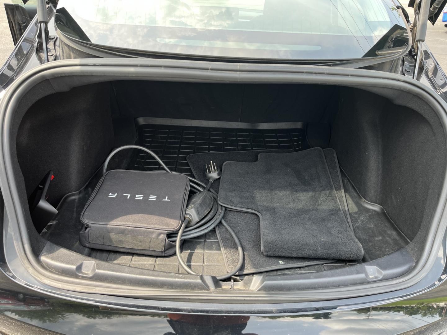 2018 Black /Black Tesla Model 3 Long Range AWD (5YJ3E1EB3JF) with an ELECTRIC engine, 1A transmission, located at 11115 Chardon Rd. , Chardon, OH, 44024, (440) 214-9705, 41.580246, -81.241943- Photo#20