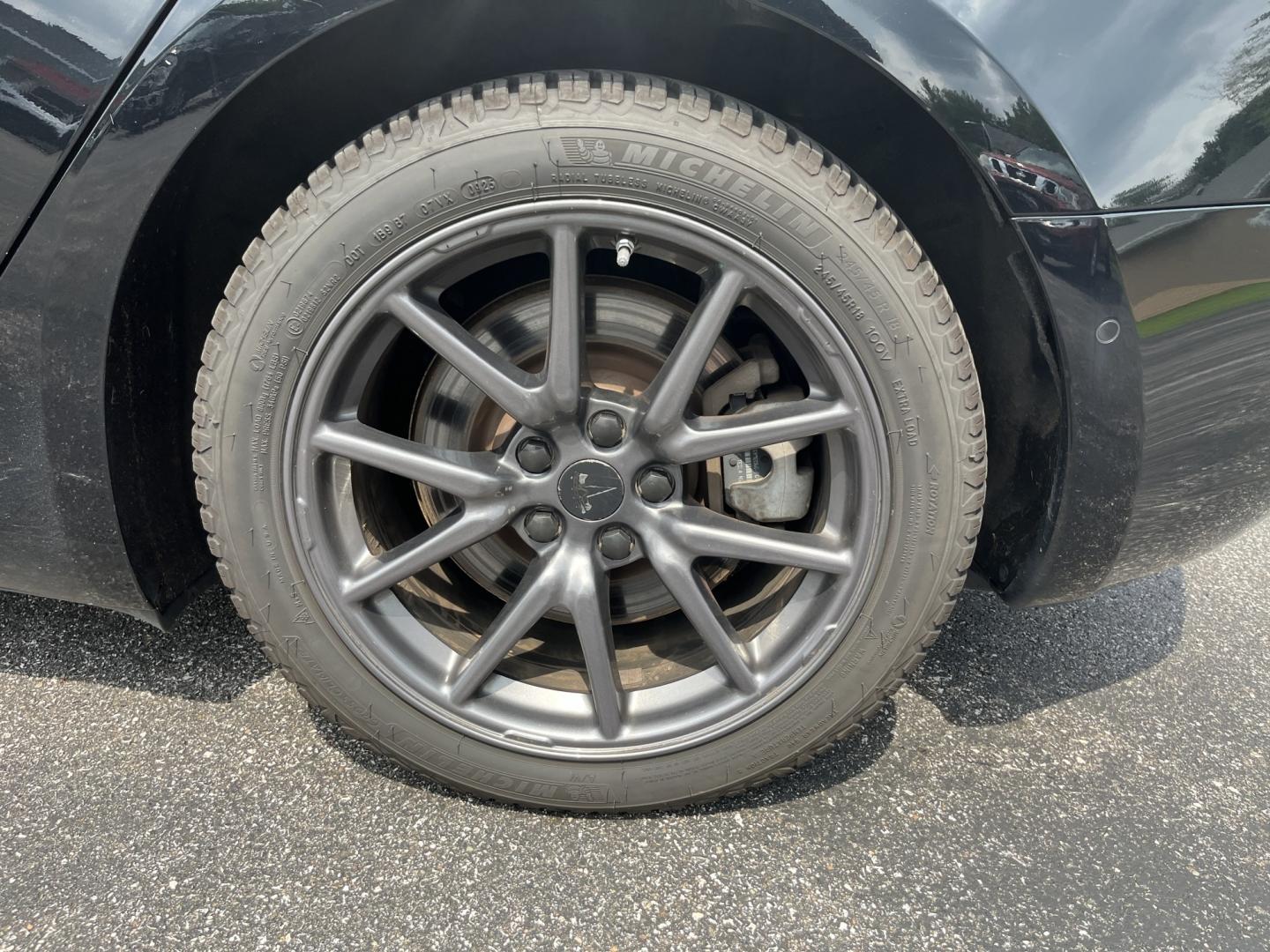 2018 Black /Black Tesla Model 3 Long Range AWD (5YJ3E1EB3JF) with an ELECTRIC engine, 1A transmission, located at 11115 Chardon Rd. , Chardon, OH, 44024, (440) 214-9705, 41.580246, -81.241943- Photo#11