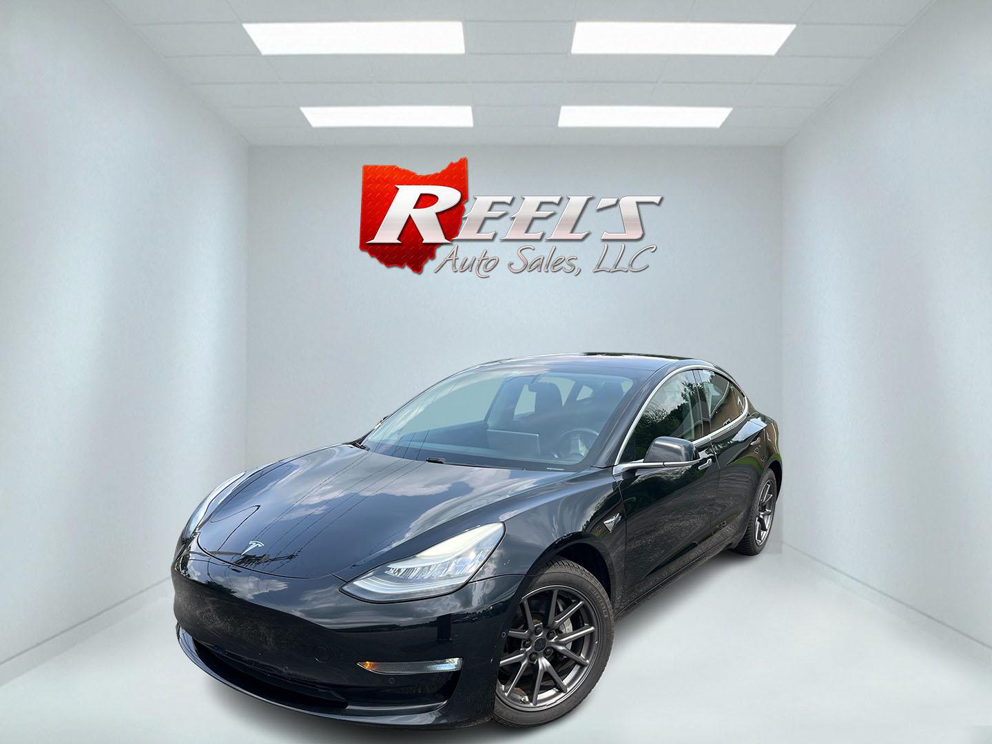2018 Black /Black Tesla Model 3 Long Range AWD (5YJ3E1EB3JF) with an ELECTRIC engine, 1A transmission, located at 11115 Chardon Rd. , Chardon, OH, 44024, (440) 214-9705, 41.580246, -81.241943- Photo#0