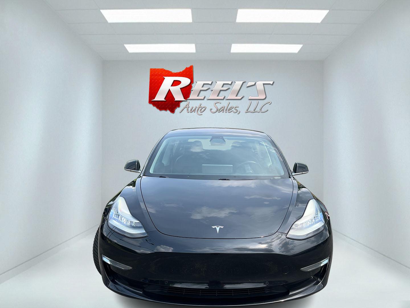 2018 Black /Black Tesla Model 3 Long Range AWD (5YJ3E1EB3JF) with an ELECTRIC engine, 1A transmission, located at 11115 Chardon Rd. , Chardon, OH, 44024, (440) 214-9705, 41.580246, -81.241943- Photo#2