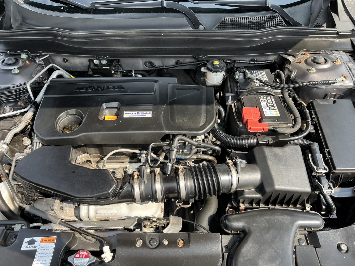 2019 Gray /Black Honda Accord Sport 2.0T (1HGCV2F34KA) with an 2.0L I4 DOHC 16V TURBO engine, Automatic transmission, located at 547 E. Main St., Orwell, OH, 44076, (440) 437-5893, 41.535435, -80.847855 - 2019 Honda Accord 2.0T Sport – The Sport Sedan That Turns Daily Drives into Something Better There’s a difference between a car that simply gets you there and one that makes you look forward to the drive. This 2019 Honda Accord 2.0T Sport delivers that difference. Under the hood, the responsive- Photo#14