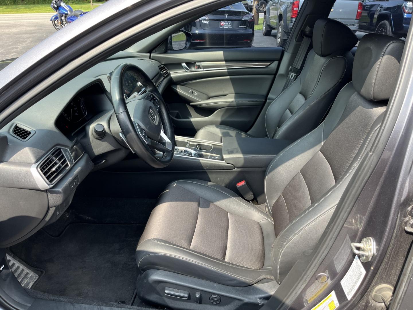2019 Gray /Black Honda Accord Sport 2.0T (1HGCV2F34KA) with an 2.0L I4 DOHC 16V TURBO engine, Automatic transmission, located at 547 E. Main St., Orwell, OH, 44076, (440) 437-5893, 41.535435, -80.847855 - 2019 Honda Accord 2.0T Sport – The Sport Sedan That Turns Daily Drives into Something Better There’s a difference between a car that simply gets you there and one that makes you look forward to the drive. This 2019 Honda Accord 2.0T Sport delivers that difference. Under the hood, the responsive- Photo#18