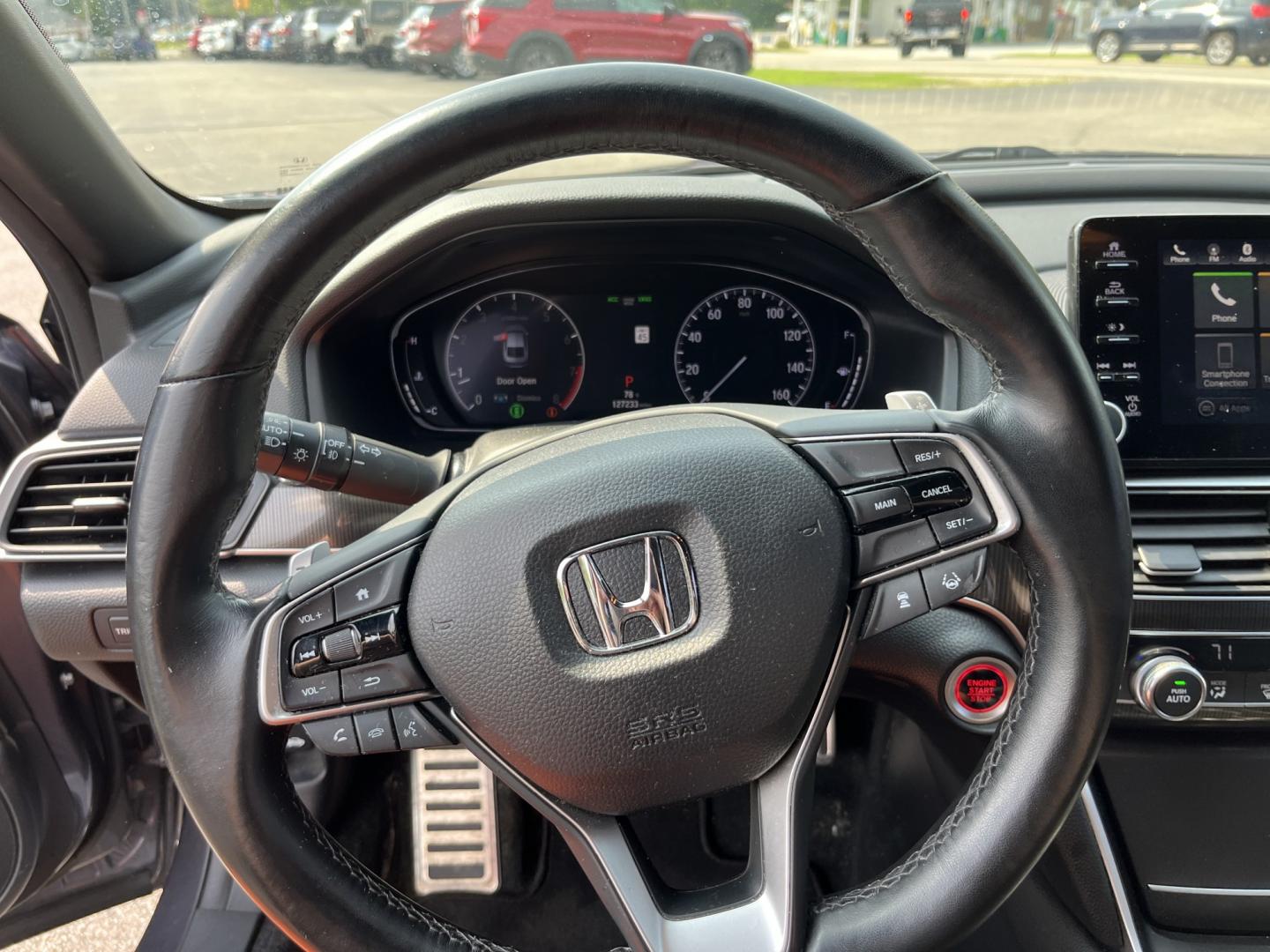 2019 Gray /Black Honda Accord Sport 2.0T (1HGCV2F34KA) with an 2.0L I4 DOHC 16V TURBO engine, Automatic transmission, located at 547 E. Main St., Orwell, OH, 44076, (440) 437-5893, 41.535435, -80.847855 - 2019 Honda Accord 2.0T Sport – The Sport Sedan That Turns Daily Drives into Something Better There’s a difference between a car that simply gets you there and one that makes you look forward to the drive. This 2019 Honda Accord 2.0T Sport delivers that difference. Under the hood, the responsive- Photo#19