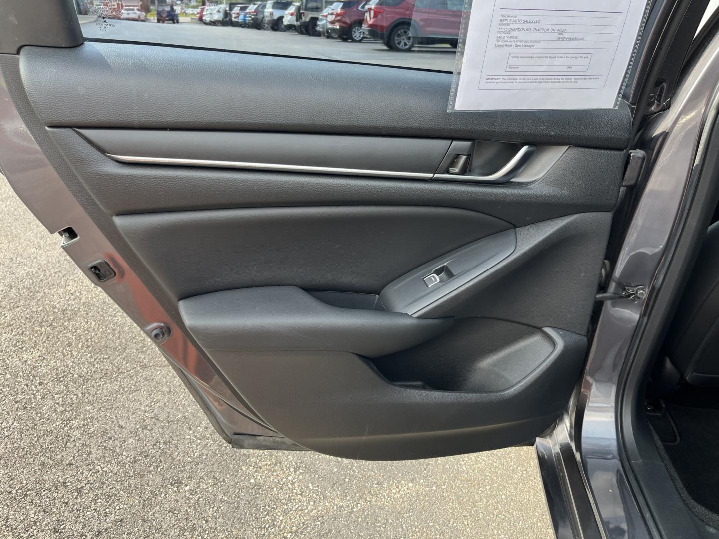 2019 Gray /Black Honda Accord Sport 2.0T (1HGCV2F34KA) with an 2.0L I4 DOHC 16V TURBO engine, Automatic transmission, located at 547 E. Main St., Orwell, OH, 44076, (440) 437-5893, 41.535435, -80.847855 - 2019 Honda Accord 2.0T Sport – The Sport Sedan That Turns Daily Drives into Something Better There’s a difference between a car that simply gets you there and one that makes you look forward to the drive. This 2019 Honda Accord 2.0T Sport delivers that difference. Under the hood, the responsive- Photo#28