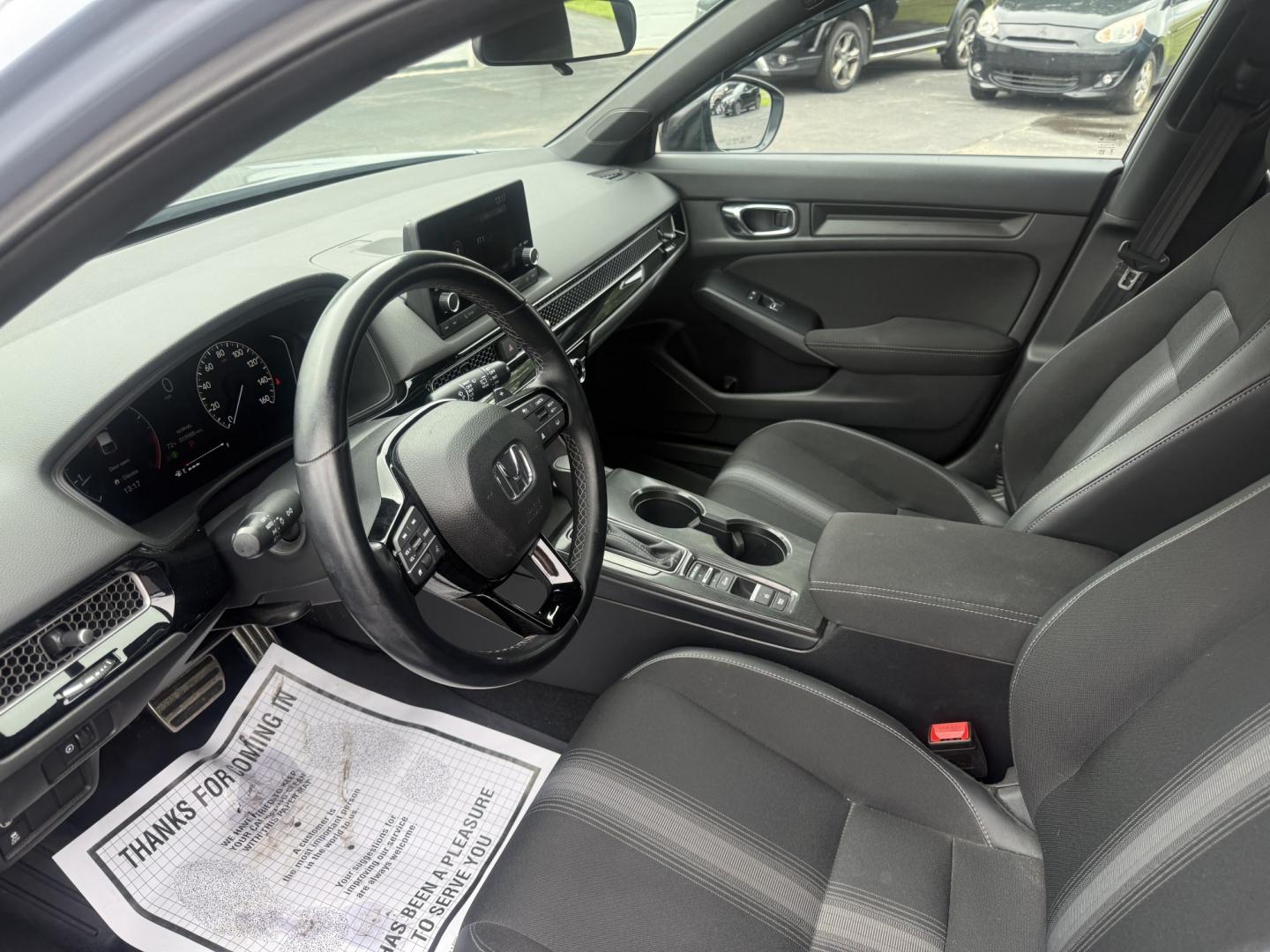 2024 Gray /Black Honda Civic Sport (19XFL2H87RE) with an 2.0L I4 DOHC 16V engine, Automatic transmission, located at 547 E. Main St., Orwell, OH, 44076, (440) 437-5893, 41.535435, -80.847855 - 2024 Honda Civic Hatch Sport – Modern Style with Strong Efficiency and Everyday Tech If you want a compact car that feels current, efficient, and enjoyable to drive, this 2024 Honda Civic Hatch Sport is a strong match. The responsive 2.0L engine delivers a solid balance of performance and fuel ec- Photo#8