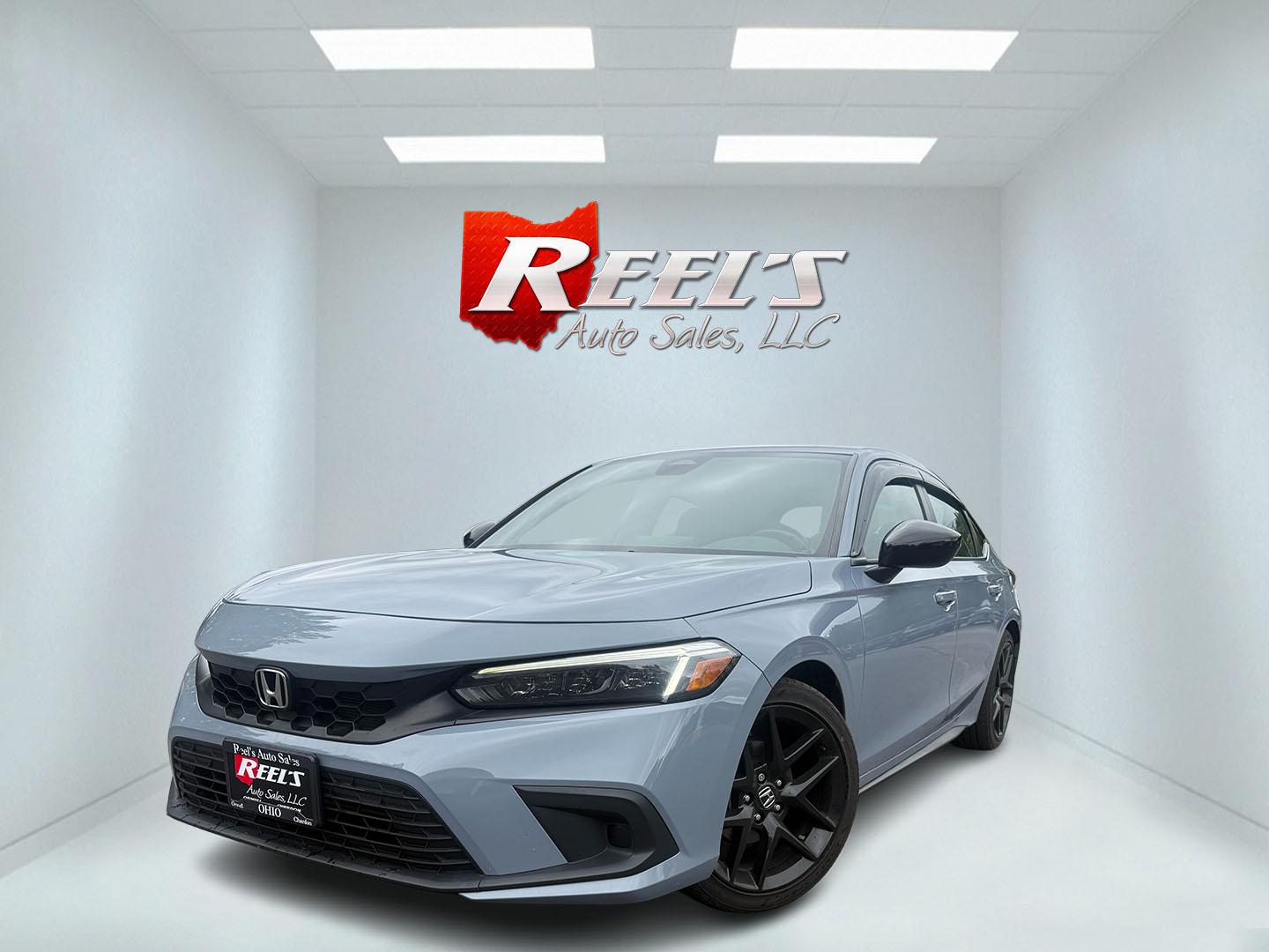 2024 Gray /Black Honda Civic Sport (19XFL2H87RE) with an 2.0L I4 DOHC 16V engine, Automatic transmission, located at 547 E. Main St., Orwell, OH, 44076, (440) 437-5893, 41.535435, -80.847855 - 2024 Honda Civic Hatch Sport – Modern Style with Strong Efficiency and Everyday Tech If you want a compact car that feels current, efficient, and enjoyable to drive, this 2024 Honda Civic Hatch Sport is a strong match. The responsive 2.0L engine delivers a solid balance of performance and fuel ec- Photo#0