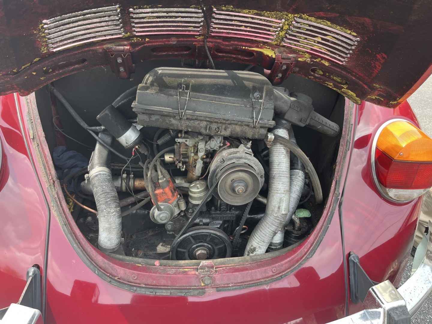 1973 Red Volkswagen Beetle (1132739250) , located at 11115 Chardon Rd. , Chardon, OH, 44024, (440) 214-9705, 41.580246, -81.241943- Photo#6