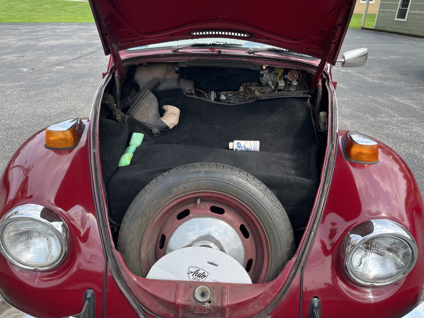 1973 Red Volkswagen Beetle (1132739250) , located at 11115 Chardon Rd. , Chardon, OH, 44024, (440) 214-9705, 41.580246, -81.241943- Photo#7