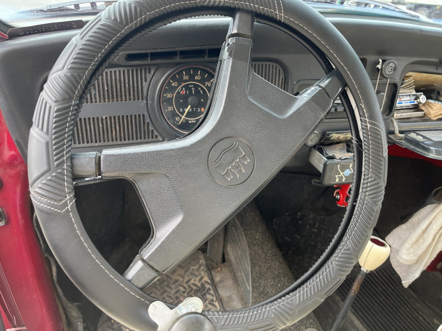 1973 Red Volkswagen Beetle (1132739250) , located at 11115 Chardon Rd. , Chardon, OH, 44024, (440) 214-9705, 41.580246, -81.241943- Photo#10