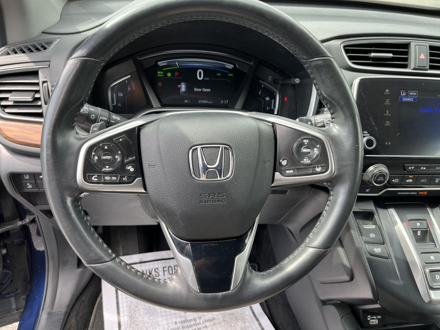 2022 Blue Honda CR-V Hybrid EX-L (5J6RT6H84NL) with an 2.0L I4 DOHC 16V HYBRID engine, Automatic transmission, located at 11115 Chardon Rd. , Chardon, OH, 44024, (440) 214-9705, 41.580246, -81.241943- Photo#19