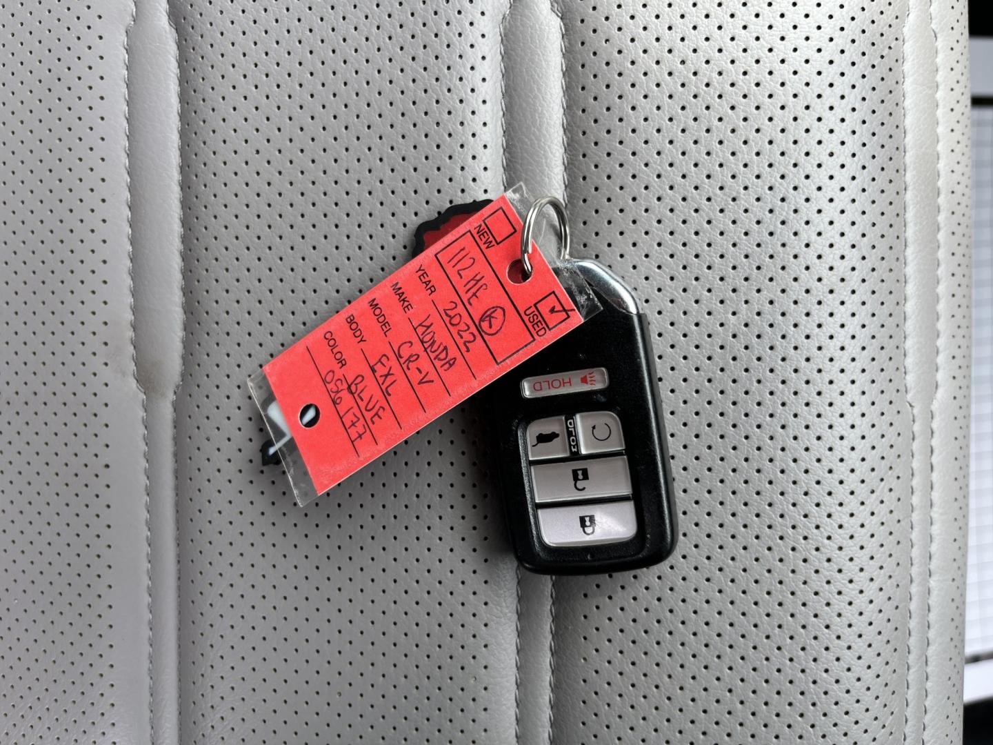 2022 Blue Honda CR-V Hybrid EX-L (5J6RT6H84NL) with an 2.0L I4 DOHC 16V HYBRID engine, Automatic transmission, located at 11115 Chardon Rd. , Chardon, OH, 44024, (440) 214-9705, 41.580246, -81.241943- Photo#34