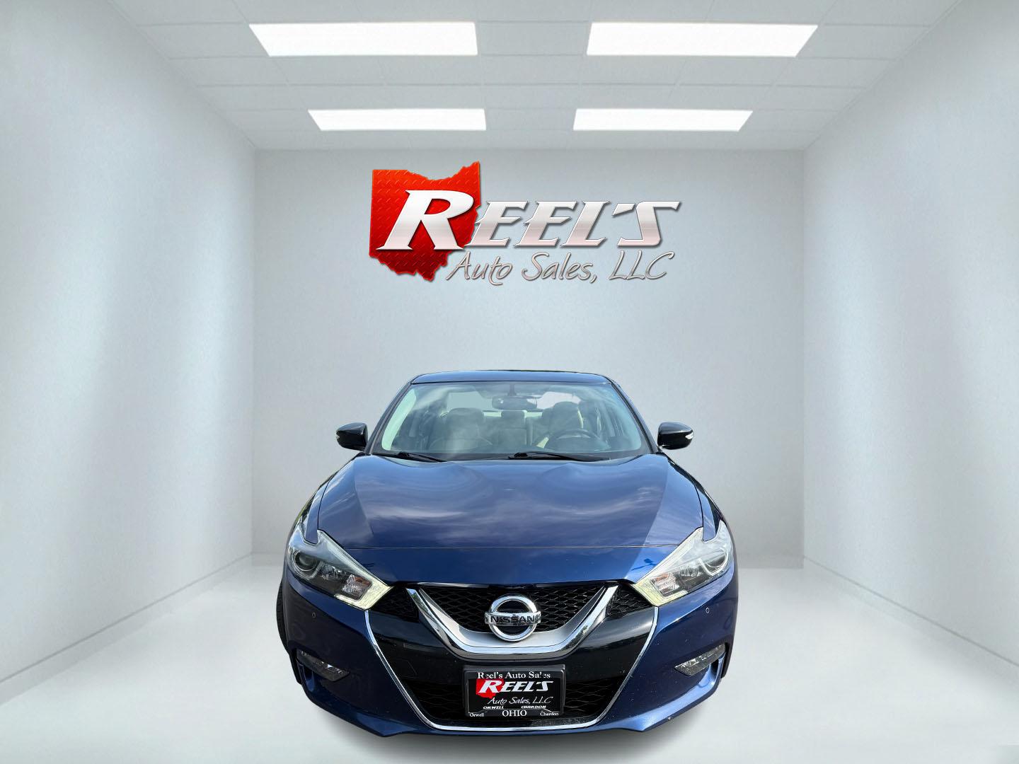 2016 Blue /Tan Nissan Maxima 3.5 SV (1N4AA6AP6GC) with an 3.5L V6 DOHC 24V engine, Automatic transmission, located at 547 E. Main St., Orwell, OH, 44076, (440) 437-5893, 41.535435, -80.847855 - 2016 Nissan Maxima SV – A Sporty Sedan with Strong Power and Everyday Comfort If you want a midsize sedan that still feels energetic, this 2016 Nissan Maxima SV is a compelling choice. The 3.5L V6 produces 300 horsepower and can move from 0-60 in 5.8 seconds, while Sport Mode sharpens the respons- Photo#2