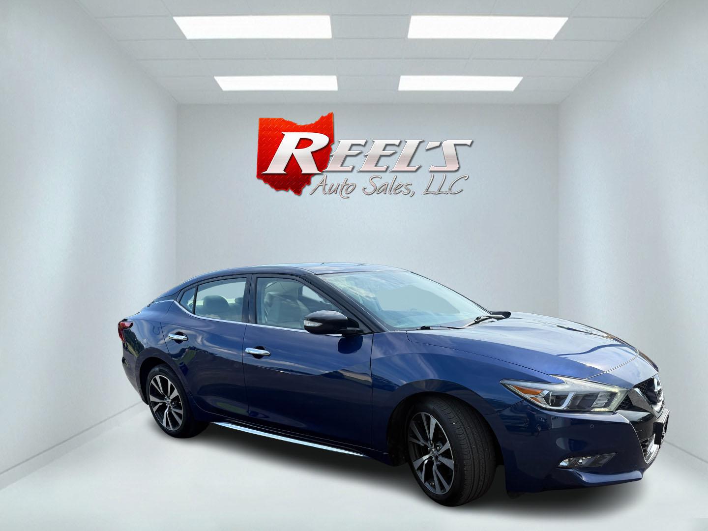 2016 Blue /Tan Nissan Maxima 3.5 SV (1N4AA6AP6GC) with an 3.5L V6 DOHC 24V engine, Automatic transmission, located at 547 E. Main St., Orwell, OH, 44076, (440) 437-5893, 41.535435, -80.847855 - 2016 Nissan Maxima SV – A Sporty Sedan with Strong Power and Everyday Comfort If you want a midsize sedan that still feels energetic, this 2016 Nissan Maxima SV is a compelling choice. The 3.5L V6 produces 300 horsepower and can move from 0-60 in 5.8 seconds, while Sport Mode sharpens the respons- Photo#4