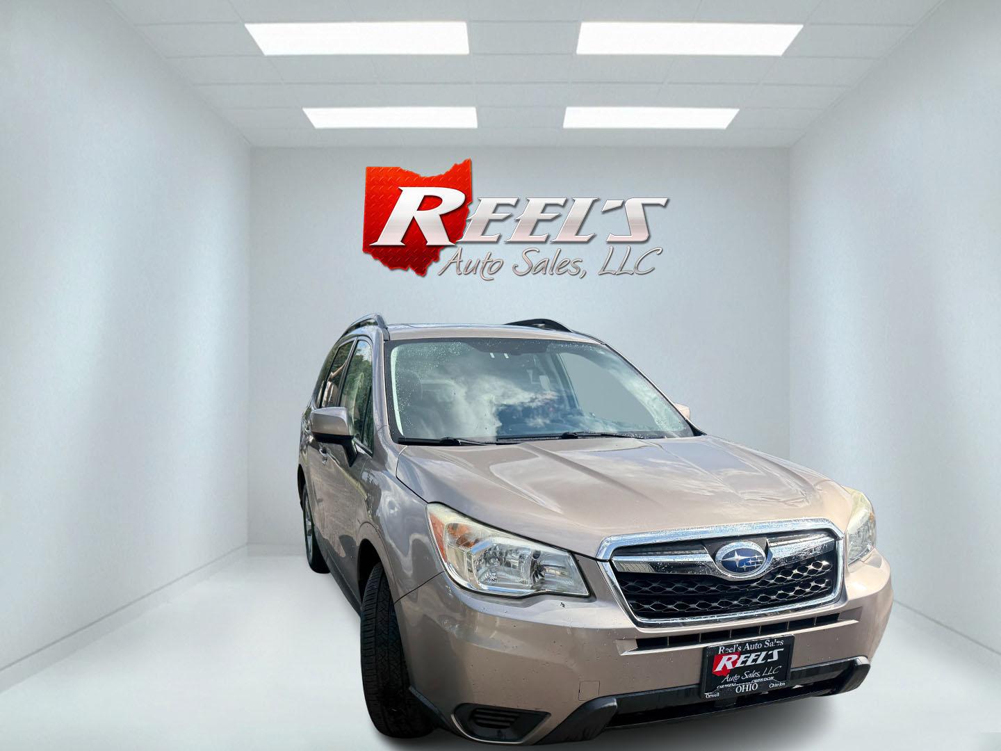 2014 Brown /Black Subaru Forester 2.5i Premium (JF2SJAEC2EH) with an 2.5L H4 SOHC 16V engine, Automatic transmission, located at 547 E. Main St., Orwell, OH, 44076, (440) 437-5893, 41.535435, -80.847855 - 2014 Subaru Forester 2.5i Premium PZEV – Practical AWD Comfort with Everyday Convenience If you want a compact SUV that prioritizes confidence and usability, this 2014 Subaru Forester 2.5i Premium PZEV is a solid choice. The 2.5L engine pairs with Subaru’s full-time Symmetrical All-Wheel Drive- Photo#2