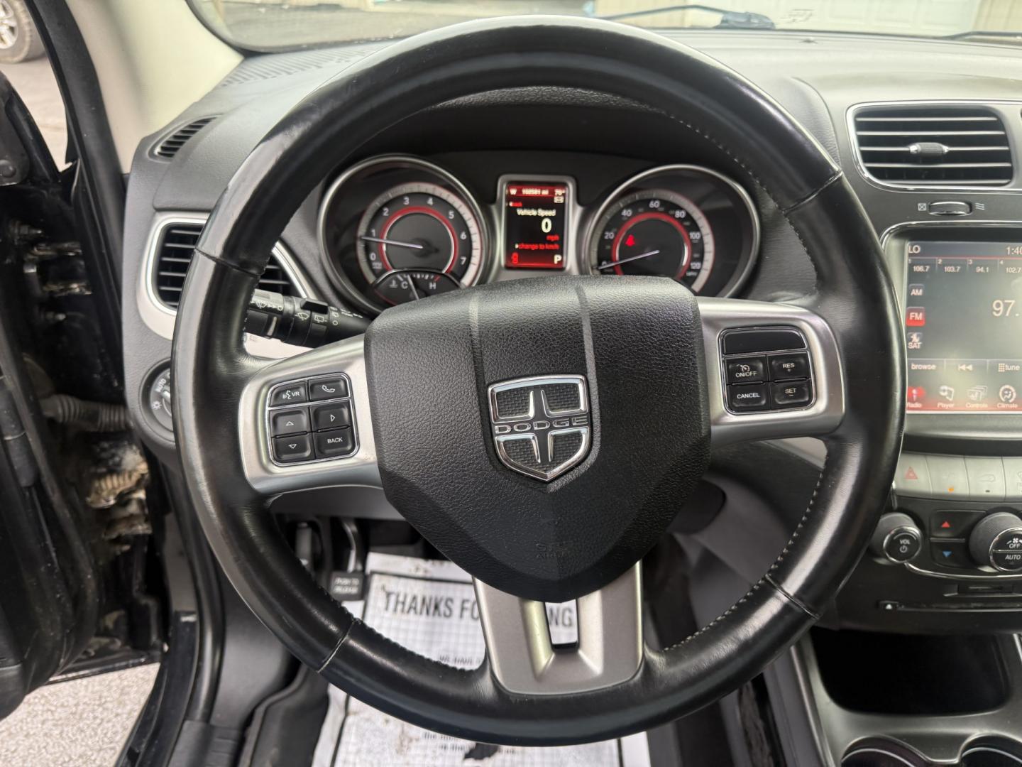 2017 Black /Black Dodge Journey Crossroad AWD (3C4PDDGG1HT) with an 3.6L V6 DOHC 24V engine, Automatic transmission, located at 547 E. Main St., Orwell, OH, 44076, (440) 437-5893, 41.535435, -80.847855 - 2017 Dodge Journey Crossroad Plus AWD – Family Space with V6 Power and Everyday Comfort If you need a midsize SUV with room for the family and enough equipment to make daily driving easier, this 2017 Dodge Journey Crossroad Plus AWD is worth a look. The 3.6L Pentastar V6 and 6-speed automatic del- Photo#14
