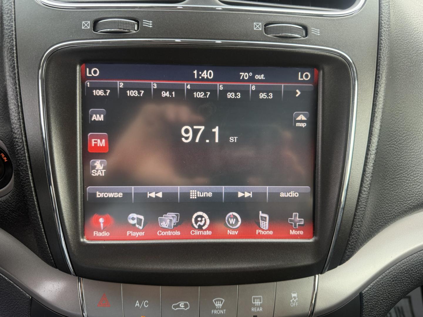 2017 Black /Black Dodge Journey Crossroad AWD (3C4PDDGG1HT) with an 3.6L V6 DOHC 24V engine, Automatic transmission, located at 547 E. Main St., Orwell, OH, 44076, (440) 437-5893, 41.535435, -80.847855 - 2017 Dodge Journey Crossroad Plus AWD – Family Space with V6 Power and Everyday Comfort If you need a midsize SUV with room for the family and enough equipment to make daily driving easier, this 2017 Dodge Journey Crossroad Plus AWD is worth a look. The 3.6L Pentastar V6 and 6-speed automatic del- Photo#15