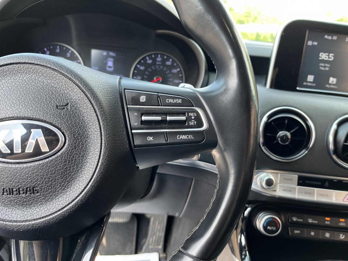 2018 Black /Black Kia Stinger Base RWD (KNAE15LA7J6) with an 2.0L I4 DOHC 16V Turbo engine, Automatic transmission, located at 11115 Chardon Rd. , Chardon, OH, 44024, (440) 214-9705, 41.580246, -81.241943 - 2018 Kia Stinger RWD – A Sporty Fastback with Everyday Usability If you want a sedan that feels more engaging than a typical commuter car, this 2018 Kia Stinger RWD is a strong option. The 2.0L Twin-Scroll Turbo I4 and 8-speed automatic deliver responsive power, while selectable driving modes let- Photo#20