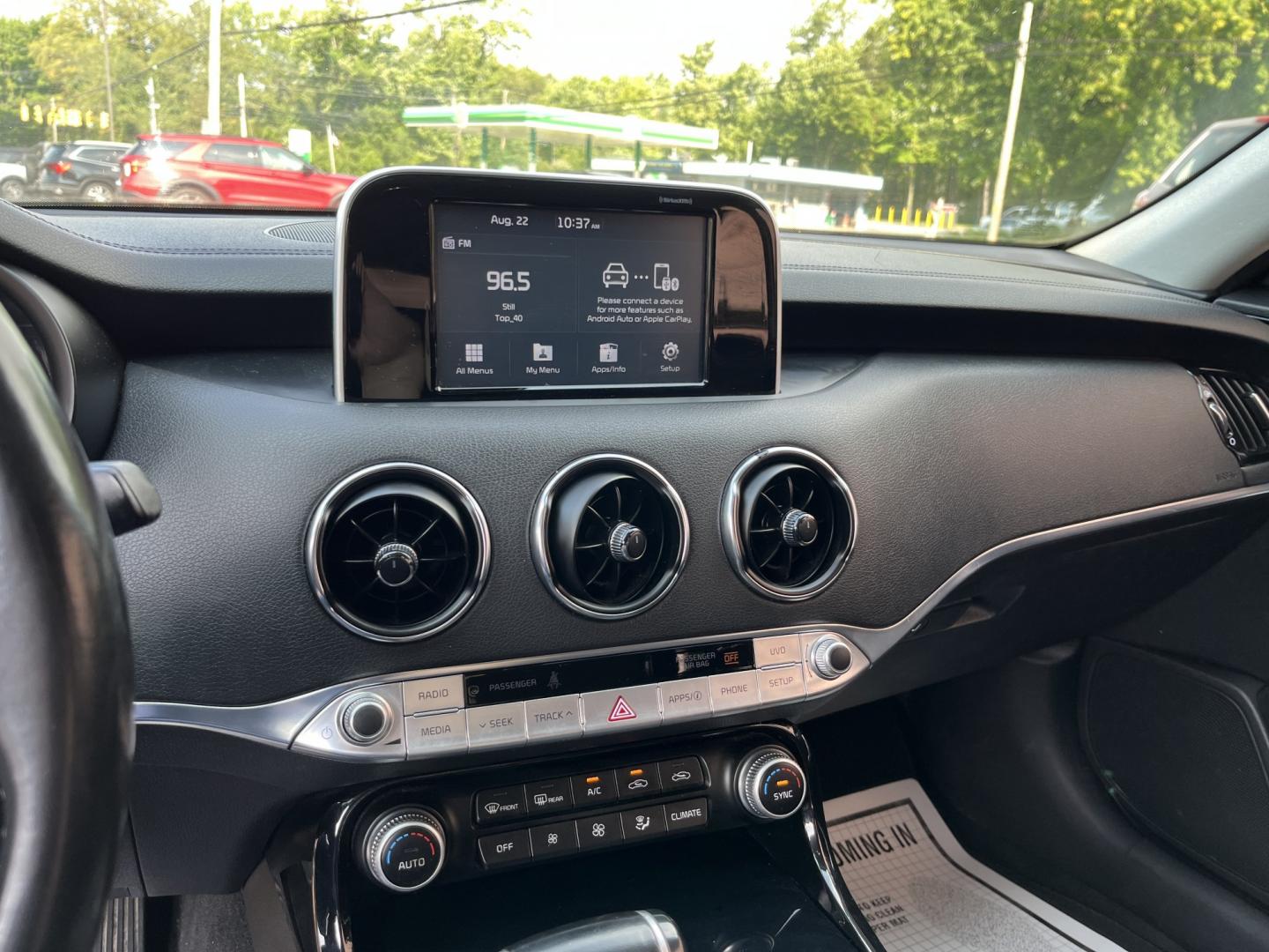 2018 Black /Black Kia Stinger Base RWD (KNAE15LA7J6) with an 2.0L I4 DOHC 16V Turbo engine, Automatic transmission, located at 11115 Chardon Rd. , Chardon, OH, 44024, (440) 214-9705, 41.580246, -81.241943 - 2018 Kia Stinger RWD – A Sporty Fastback with Everyday Usability If you want a sedan that feels more engaging than a typical commuter car, this 2018 Kia Stinger RWD is a strong option. The 2.0L Twin-Scroll Turbo I4 and 8-speed automatic deliver responsive power, while selectable driving modes let- Photo#22