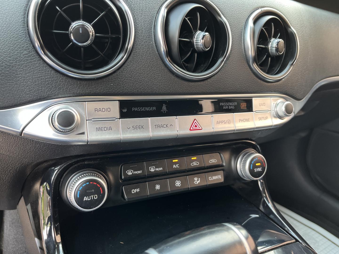 2018 Black /Black Kia Stinger Base RWD (KNAE15LA7J6) with an 2.0L I4 DOHC 16V Turbo engine, Automatic transmission, located at 11115 Chardon Rd. , Chardon, OH, 44024, (440) 214-9705, 41.580246, -81.241943 - 2018 Kia Stinger RWD – A Sporty Fastback with Everyday Usability If you want a sedan that feels more engaging than a typical commuter car, this 2018 Kia Stinger RWD is a strong option. The 2.0L Twin-Scroll Turbo I4 and 8-speed automatic deliver responsive power, while selectable driving modes let- Photo#24
