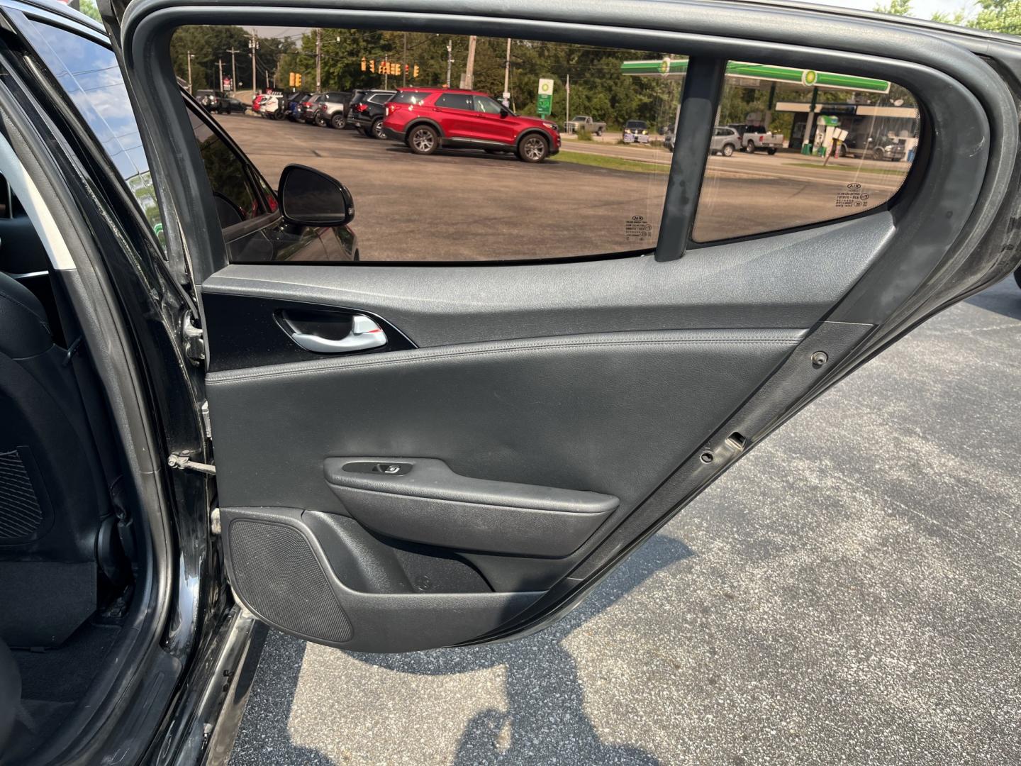 2018 Black /Black Kia Stinger Base RWD (KNAE15LA7J6) with an 2.0L I4 DOHC 16V Turbo engine, Automatic transmission, located at 11115 Chardon Rd. , Chardon, OH, 44024, (440) 214-9705, 41.580246, -81.241943 - 2018 Kia Stinger RWD – A Sporty Fastback with Everyday Usability If you want a sedan that feels more engaging than a typical commuter car, this 2018 Kia Stinger RWD is a strong option. The 2.0L Twin-Scroll Turbo I4 and 8-speed automatic deliver responsive power, while selectable driving modes let- Photo#31