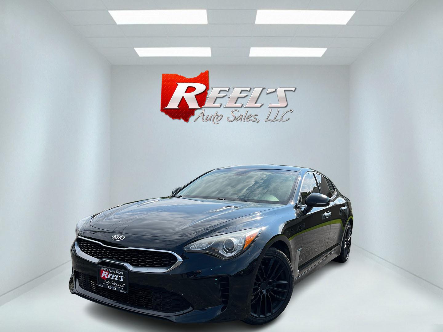 2018 Black /Black Kia Stinger Base RWD (KNAE15LA7J6) with an 2.0L I4 DOHC 16V Turbo engine, Automatic transmission, located at 11115 Chardon Rd. , Chardon, OH, 44024, (440) 214-9705, 41.580246, -81.241943 - 2018 Kia Stinger RWD – A Sporty Fastback with Everyday Usability If you want a sedan that feels more engaging than a typical commuter car, this 2018 Kia Stinger RWD is a strong option. The 2.0L Twin-Scroll Turbo I4 and 8-speed automatic deliver responsive power, while selectable driving modes let- Photo#0