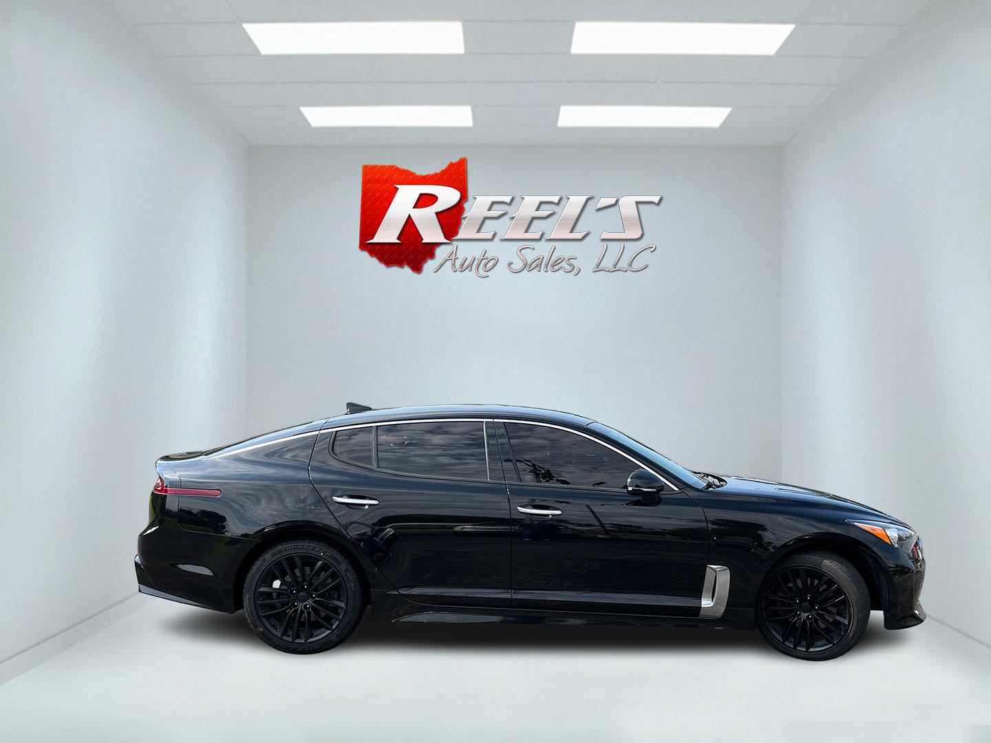 2018 Black /Black Kia Stinger Base RWD (KNAE15LA7J6) with an 2.0L I4 DOHC 16V Turbo engine, Automatic transmission, located at 11115 Chardon Rd. , Chardon, OH, 44024, (440) 214-9705, 41.580246, -81.241943 - 2018 Kia Stinger RWD – A Sporty Fastback with Everyday Usability If you want a sedan that feels more engaging than a typical commuter car, this 2018 Kia Stinger RWD is a strong option. The 2.0L Twin-Scroll Turbo I4 and 8-speed automatic deliver responsive power, while selectable driving modes let- Photo#5