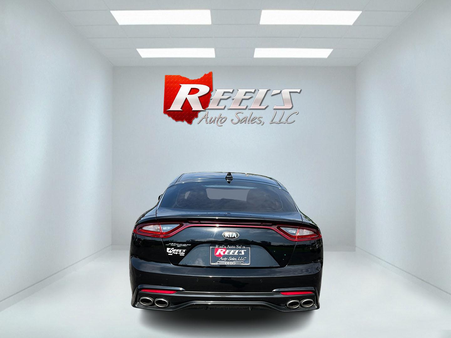 2018 Black /Black Kia Stinger Base RWD (KNAE15LA7J6) with an 2.0L I4 DOHC 16V Turbo engine, Automatic transmission, located at 11115 Chardon Rd. , Chardon, OH, 44024, (440) 214-9705, 41.580246, -81.241943 - 2018 Kia Stinger RWD – A Sporty Fastback with Everyday Usability If you want a sedan that feels more engaging than a typical commuter car, this 2018 Kia Stinger RWD is a strong option. The 2.0L Twin-Scroll Turbo I4 and 8-speed automatic deliver responsive power, while selectable driving modes let- Photo#8