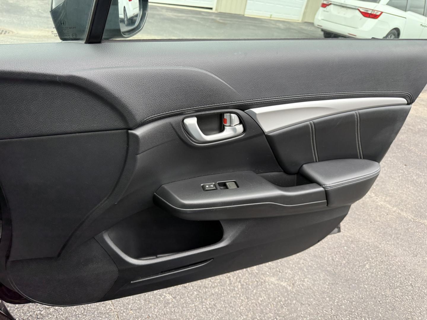2013 Black /Black Honda Civic EX-L Sedan 5-Speed AT (2HGFB2F98DH) with an 1.8L I4 SOHC 16V engine, Automatic transmission, located at 547 E. Main St., Orwell, OH, 44076, (440) 437-5893, 41.535435, -80.847855 - 2013 Honda Civic EX-L – Efficient, Comfortable, and Easy to Own If you want a compact sedan that prioritizes efficiency and everyday comfort, this 2013 Honda Civic EX-L is a smart option. The reliable 1.8L engine and 5-speed automatic deliver smooth performance and an impressive 39 MPG highway ra- Photo#34