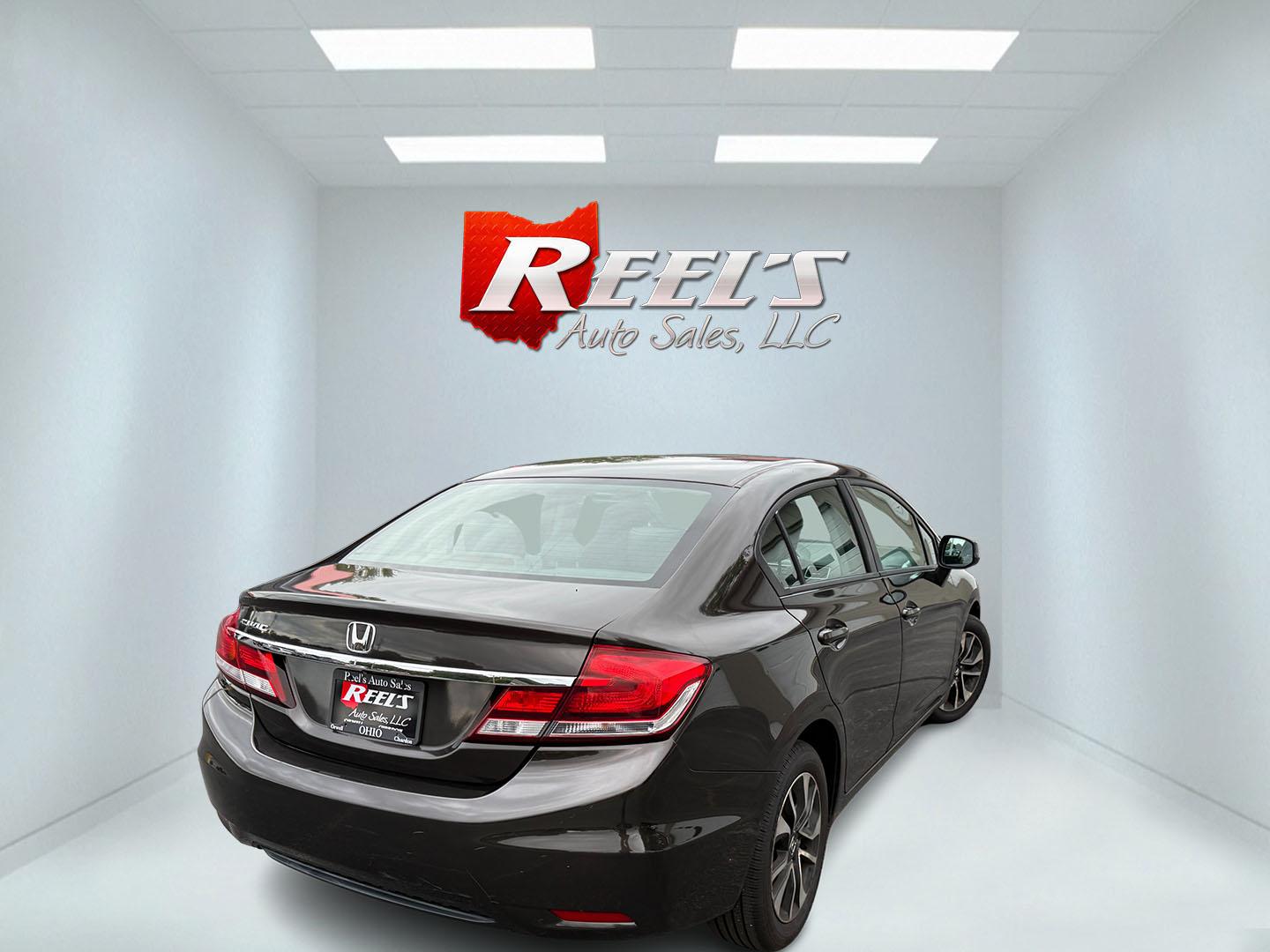 2013 Black /Black Honda Civic EX-L Sedan 5-Speed AT (2HGFB2F98DH) with an 1.8L I4 SOHC 16V engine, Automatic transmission, located at 547 E. Main St., Orwell, OH, 44076, (440) 437-5893, 41.535435, -80.847855 - 2013 Honda Civic EX-L – Efficient, Comfortable, and Easy to Own If you want a compact sedan that prioritizes efficiency and everyday comfort, this 2013 Honda Civic EX-L is a smart option. The reliable 1.8L engine and 5-speed automatic deliver smooth performance and an impressive 39 MPG highway ra- Photo#8