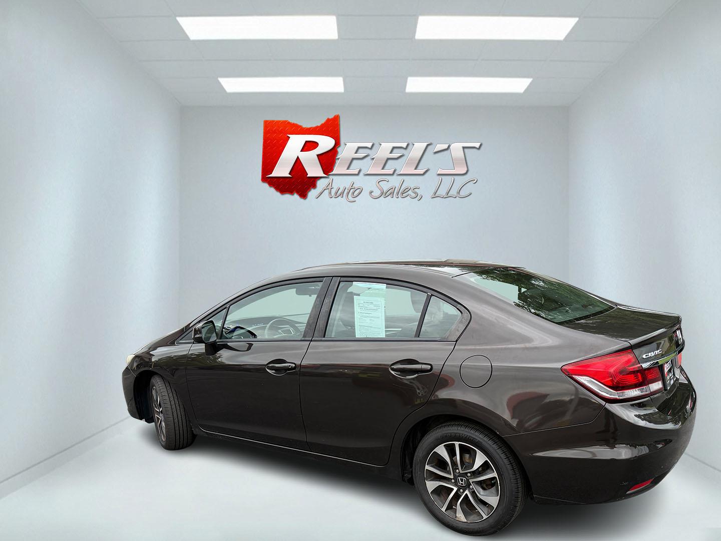 2013 Black /Black Honda Civic EX-L Sedan 5-Speed AT (2HGFB2F98DH) with an 1.8L I4 SOHC 16V engine, Automatic transmission, located at 547 E. Main St., Orwell, OH, 44076, (440) 437-5893, 41.535435, -80.847855 - 2013 Honda Civic EX-L – Efficient, Comfortable, and Easy to Own If you want a compact sedan that prioritizes efficiency and everyday comfort, this 2013 Honda Civic EX-L is a smart option. The reliable 1.8L engine and 5-speed automatic deliver smooth performance and an impressive 39 MPG highway ra- Photo#11