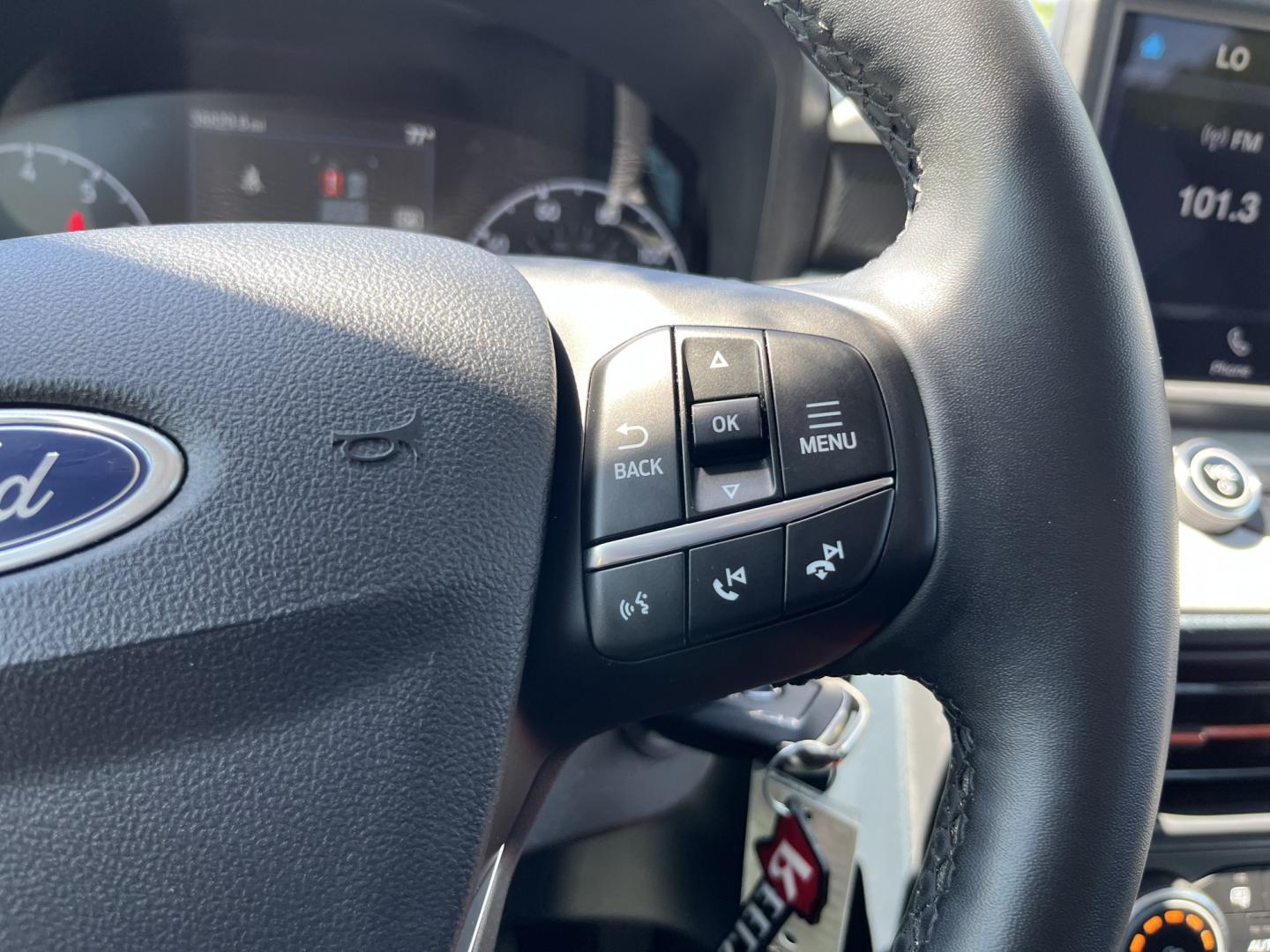 2024 Blue /Black Ford Maverick XLT (3FTTW8J98RR) with an 2.0L I4 DOHC 16V Turbo engine, Automatic transmission, located at 11115 Chardon Rd. , Chardon, OH, 44024, (440) 214-9705, 41.580246, -81.241943 - 2024 Ford Maverick XLT AWD – Compact Truck Convenience with Modern Features If you want a smaller truck that is easy to live with and still useful, this 2024 Ford Maverick XLT AWD is a strong match. The 2.0L EcoBoost engine and 8-speed automatic deliver responsive power and a solid 29 MPG highway- Photo#20