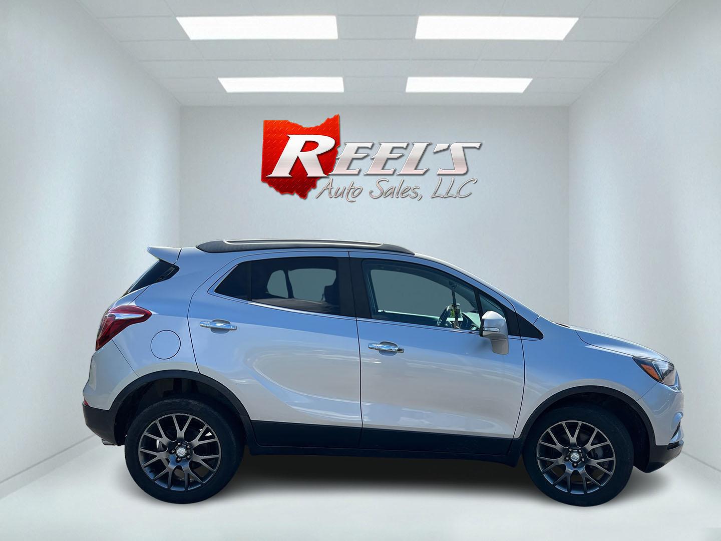 2018 Silver /Black Buick Encore Sport Touring AWD (KL4CJ2SB5JB) with an 1.4L I4 DOHC 16V TURBO engine, Automatic transmission, located at 11115 Chardon Rd. , Chardon, OH, 44024, (440) 214-9705, 41.580246, -81.241943 - 2018 Buick Encore Sport Touring AWD – Compact Efficiency with a More Refined Feel If you want a smaller crossover that still feels a step up in comfort and style, this 2018 Buick Encore Sport Touring AWD is a solid option. The 1.4L Turbocharged EcoTec engine and 6-speed automatic deliver responsi- Photo#5