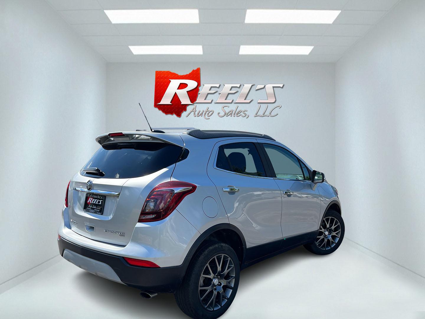 2018 Silver /Black Buick Encore Sport Touring AWD (KL4CJ2SB5JB) with an 1.4L I4 DOHC 16V TURBO engine, Automatic transmission, located at 11115 Chardon Rd. , Chardon, OH, 44024, (440) 214-9705, 41.580246, -81.241943 - 2018 Buick Encore Sport Touring AWD – Compact Efficiency with a More Refined Feel If you want a smaller crossover that still feels a step up in comfort and style, this 2018 Buick Encore Sport Touring AWD is a solid option. The 1.4L Turbocharged EcoTec engine and 6-speed automatic deliver responsi- Photo#6