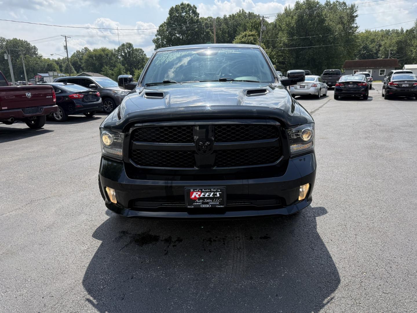 2017 Black /Black RAM 1500 Sport Crew Cab SWB 4WD (1C6RR7MT9HS) with an 5.7L V8 OHV 16V engine, Automatic transmission, located at 547 E. Main St., Orwell, OH, 44076, (440) 437-5893, 41.535435, -80.847855 - Towing Capability If you want a full-size truck that looks sharp and is ready to work, this 2017 Ram 1500 Sport Crew Cab 4WD is a strong option. The 5.7L HEMI V8 and 8-speed automatic deliver dependable power, while 3.92 gearing and on-demand 4WD support a capable 10,140 lb towing capacity. It also- Photo#1