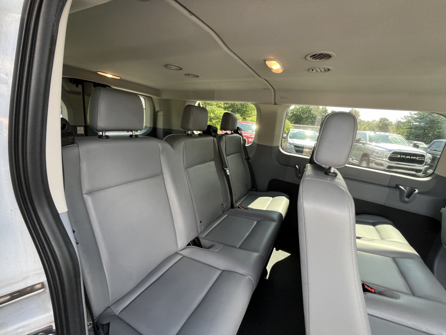 2018 White /Black Ford Transit 150 Wagon Low Roof XL w/Sliding Pass. 130-in. WB (1FMZK1YM4JK) with an 3.7L V6 DOHC 24V engine, Automatic transmission, located at 11115 Chardon Rd. , Chardon, OH, 44024, (440) 214-9705, 41.580246, -81.241943 - 2018 Ford Transit T-150 Passenger Van – Practical 8-Passenger Capability with Everyday Utility If you need a van that can move people and still handle light work, this 2018 Ford Transit T-150 Passenger Van is a straightforward choice. The 3.7L V6 and 6-speed automatic deliver dependable power wit- Photo#28