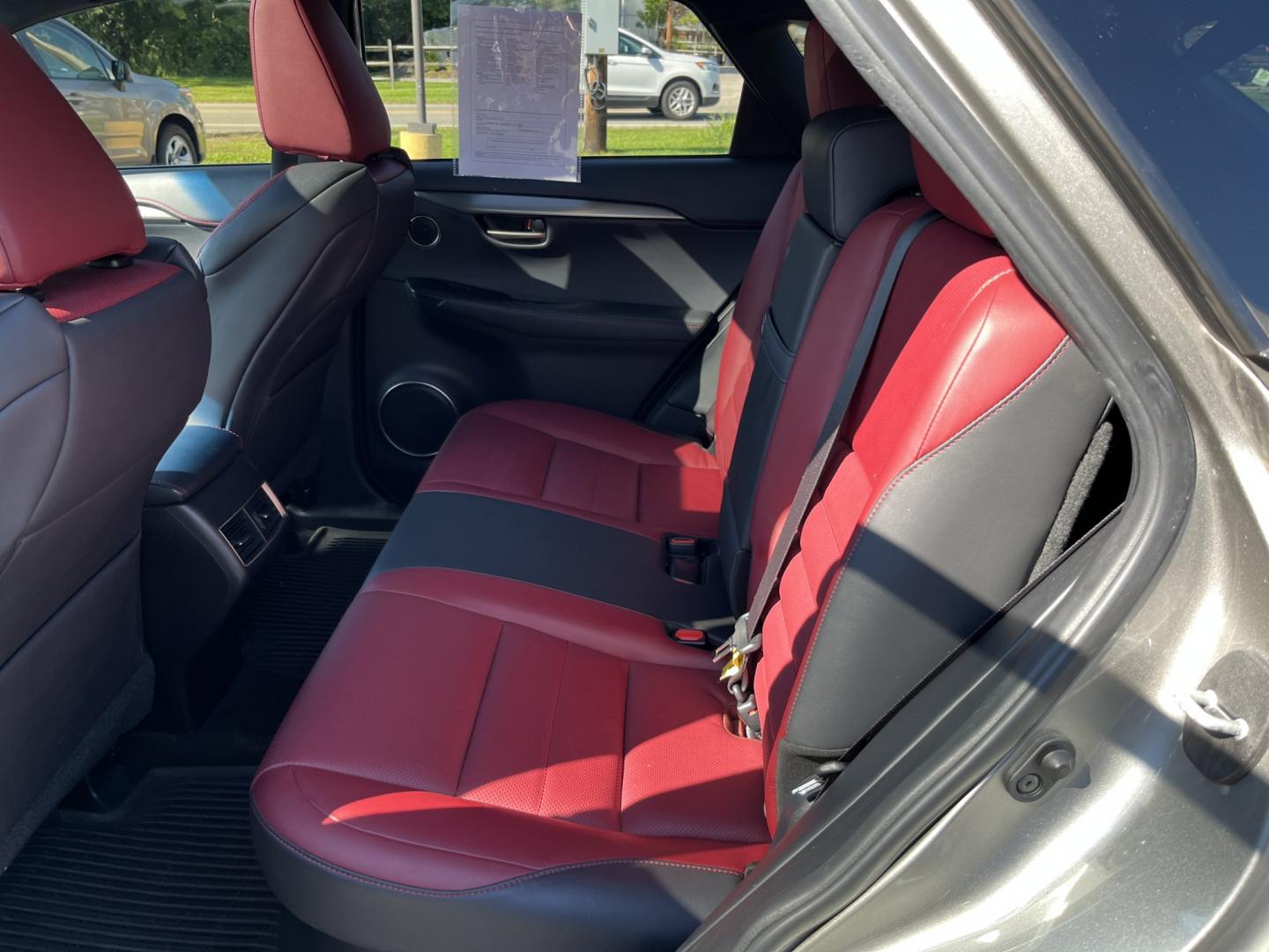 2015 Silver /Red Lexus NX 200t F-Sport AWD (JTJBARBZ4F2) with an 2.0L I4 DOHC 16V Turbo engine, Automatic transmission, located at 11115 Chardon Rd. , Chardon, OH, 44024, (440) 214-9705, 41.580246, -81.241943 - 2015 Lexus NX 200t F Sport AWD – Compact Luxury with Sportier Style and Everyday Comfort If you want a smaller luxury SUV that feels a little sharper than the typical crossover, this 2015 Lexus NX 200t F Sport AWD is a strong choice. The 2.0L turbocharged engine and 6-speed automatic deliver resp- Photo#29