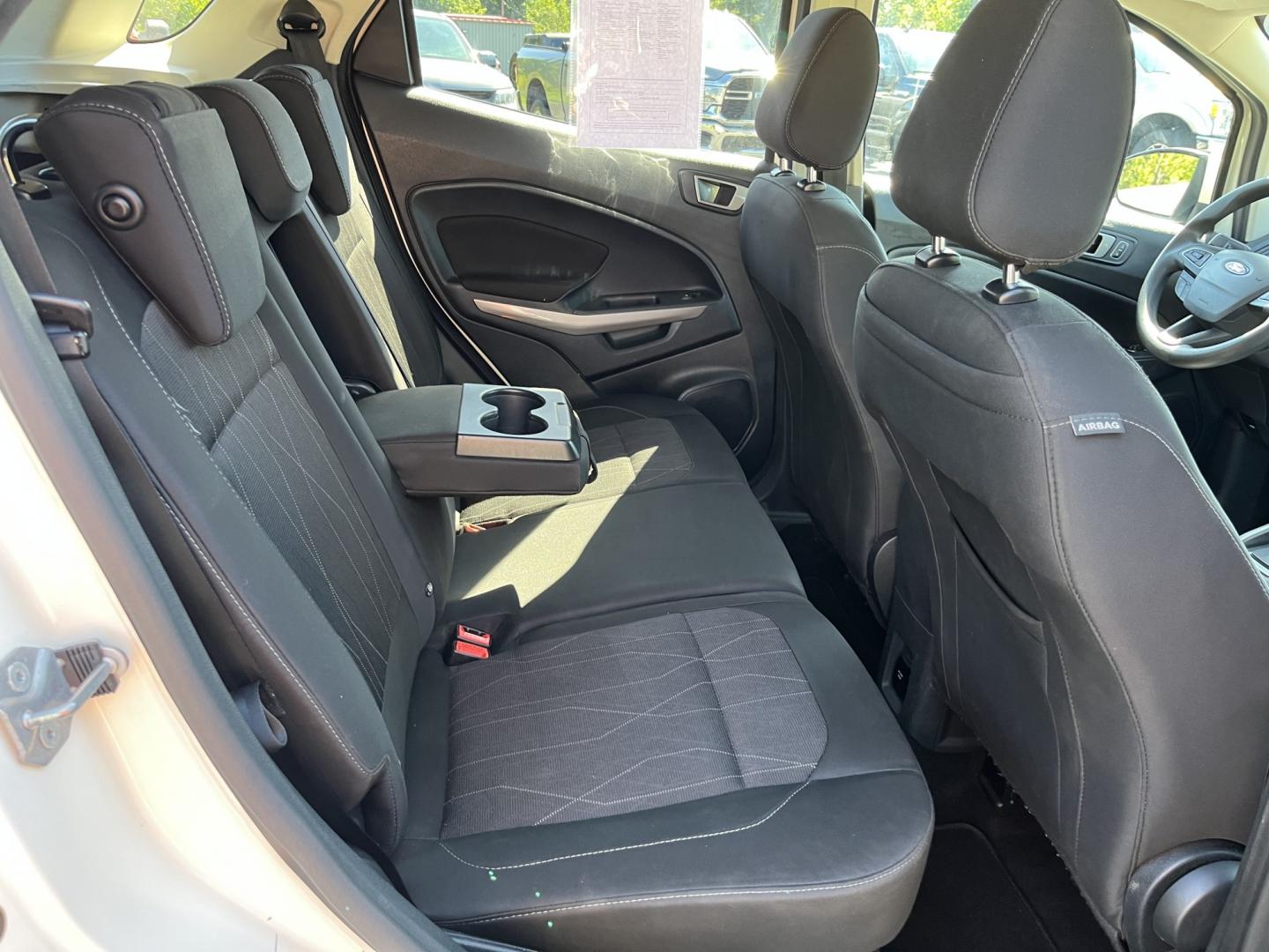 2021 White /Black Ford EcoSport SE AWD (MAJ6S3GL1MC) with an 2.0L I4 DOHC 16V engine, Automatic transmission, located at 11115 Chardon Rd. , Chardon, OH, 44024, (440) 214-9705, 41.580246, -81.241943 - 2021 Ford EcoSport SE 4WD – Compact Size with All-Weather Capability and Everyday Convenience If you want a smaller SUV that is easy to park and still useful in changing conditions, this 2021 Ford EcoSport SE 4WD is a practical choice. The 2.0L Duratec engine and 6-speed automatic deliver smooth- Photo#35