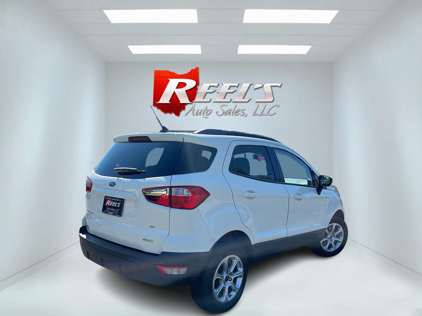 2021 White /Black Ford EcoSport SE AWD (MAJ6S3GL1MC) with an 2.0L I4 DOHC 16V engine, Automatic transmission, located at 11115 Chardon Rd. , Chardon, OH, 44024, (440) 214-9705, 41.580246, -81.241943 - 2021 Ford EcoSport SE 4WD – Compact Size with All-Weather Capability and Everyday Convenience If you want a smaller SUV that is easy to park and still useful in changing conditions, this 2021 Ford EcoSport SE 4WD is a practical choice. The 2.0L Duratec engine and 6-speed automatic deliver smooth- Photo#7