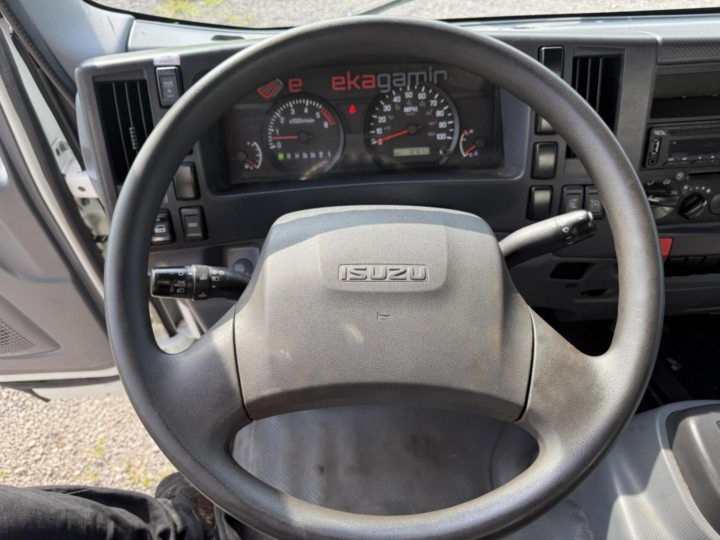 2019 White /Gray Isuzu NPR HD - (54DC4W1B4KS) with an 6.0L V8 OHV 16V engine, Automatic transmission, located at 547 E. Main St., Orwell, OH, 44076, (440) 437-5893, 41.535435, -80.847855 - 2019 Isuzu NPR HD Box Truck – Straightforward Work Truck with One-Owner History If you need a dependable box truck for deliveries or job-site use, this 2019 Isuzu NPR HD is a practical option. The 6.0L Vortec V8 and 6-speed automatic deliver the power and durability expected in a commercial truck- Photo#13