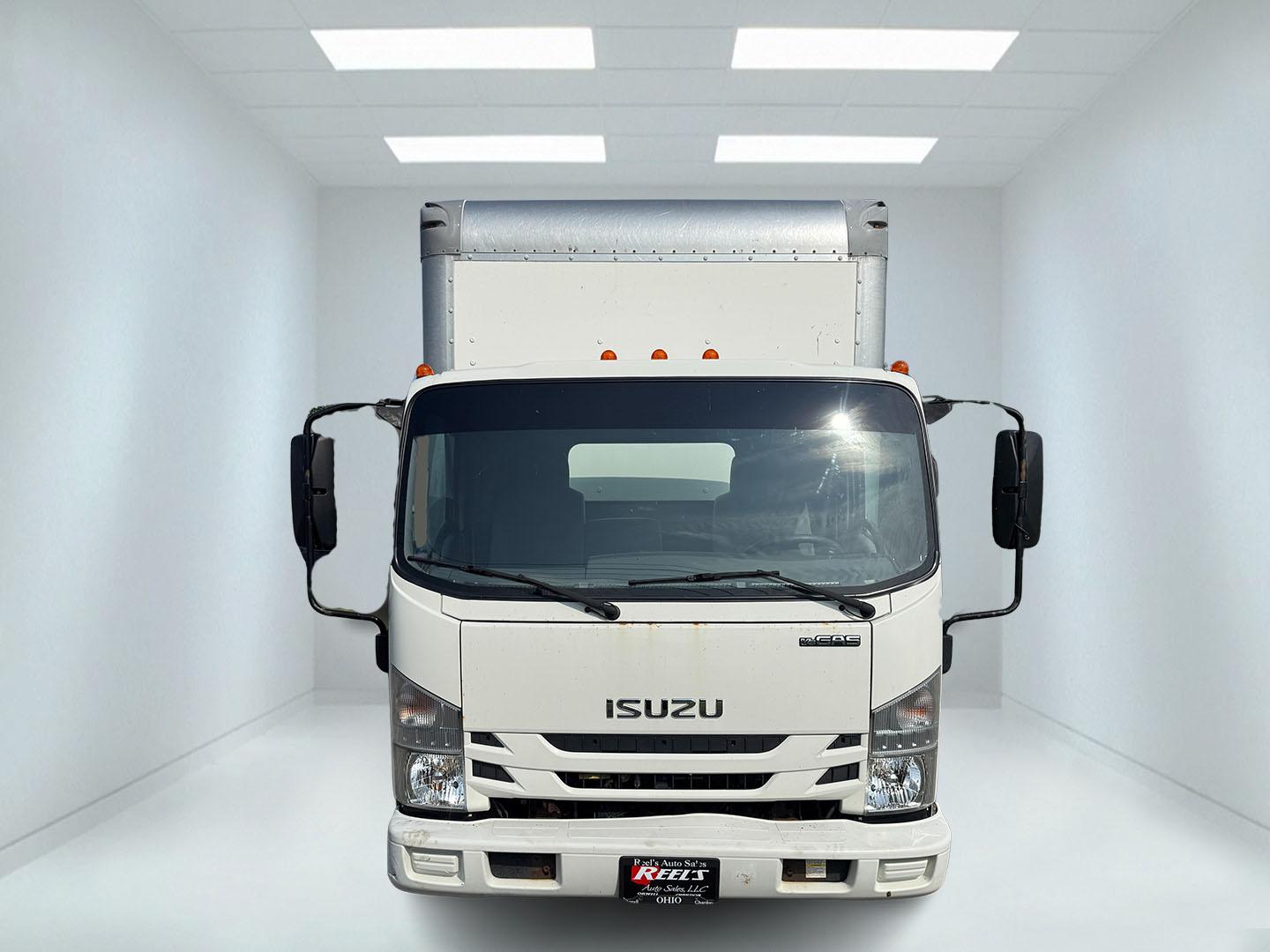 2019 White /Gray Isuzu NPR HD - (54DC4W1B4KS) with an 6.0L V8 OHV 16V engine, Automatic transmission, located at 547 E. Main St., Orwell, OH, 44076, (440) 437-5893, 41.535435, -80.847855 - 2019 Isuzu NPR HD Box Truck – Straightforward Work Truck with One-Owner History If you need a dependable box truck for deliveries or job-site use, this 2019 Isuzu NPR HD is a practical option. The 6.0L Vortec V8 and 6-speed automatic deliver the power and durability expected in a commercial truck- Photo#2