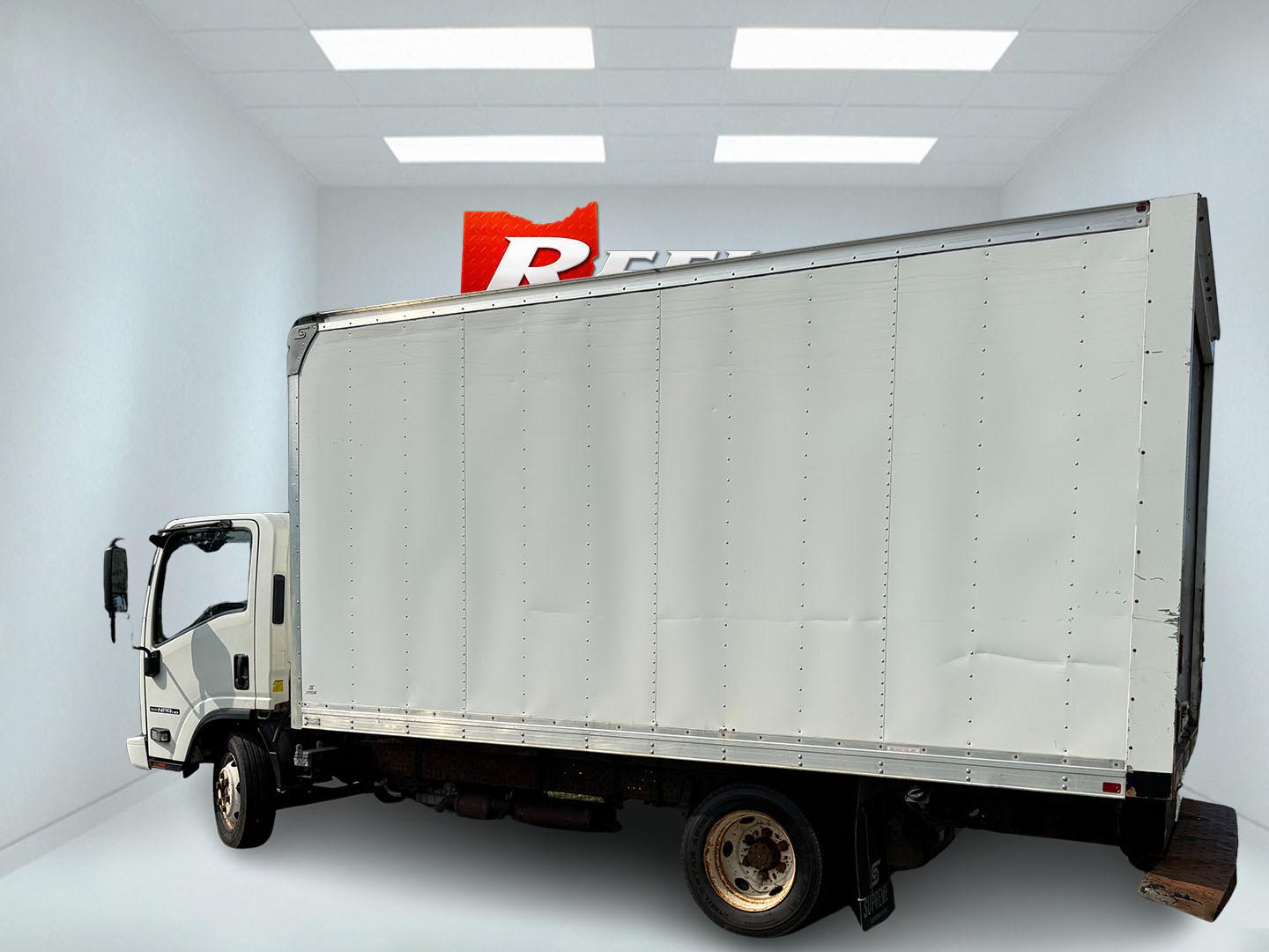 2019 White /Gray Isuzu NPR HD - (54DC4W1B4KS) with an 6.0L V8 OHV 16V engine, Automatic transmission, located at 547 E. Main St., Orwell, OH, 44076, (440) 437-5893, 41.535435, -80.847855 - 2019 Isuzu NPR HD Box Truck – Straightforward Work Truck with One-Owner History If you need a dependable box truck for deliveries or job-site use, this 2019 Isuzu NPR HD is a practical option. The 6.0L Vortec V8 and 6-speed automatic deliver the power and durability expected in a commercial truck- Photo#23