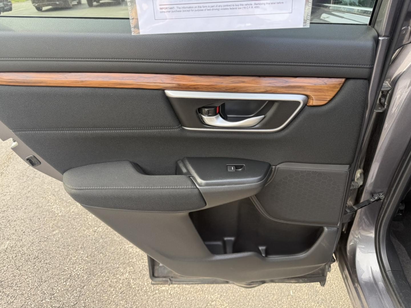 2018 Gray /Black Honda CR-V EX AWD (7FARW2H5XJE) with an 1.5L I4 16V DOHC TURBO engine, Automatic transmission, located at 547 E. Main St., Orwell, OH, 44076, (440) 437-5893, 41.535435, -80.847855 - 2018 Honda CR-V EX AWD – Efficient Compact SUV with One-Owner History and Everyday Comfort If you want a compact SUV that balances efficiency, comfort, and all-weather capability, this 2018 Honda CR-V EX AWD is a strong option. The 1.5L Turbocharged engine delivers responsive power and a solid 33- Photo#33