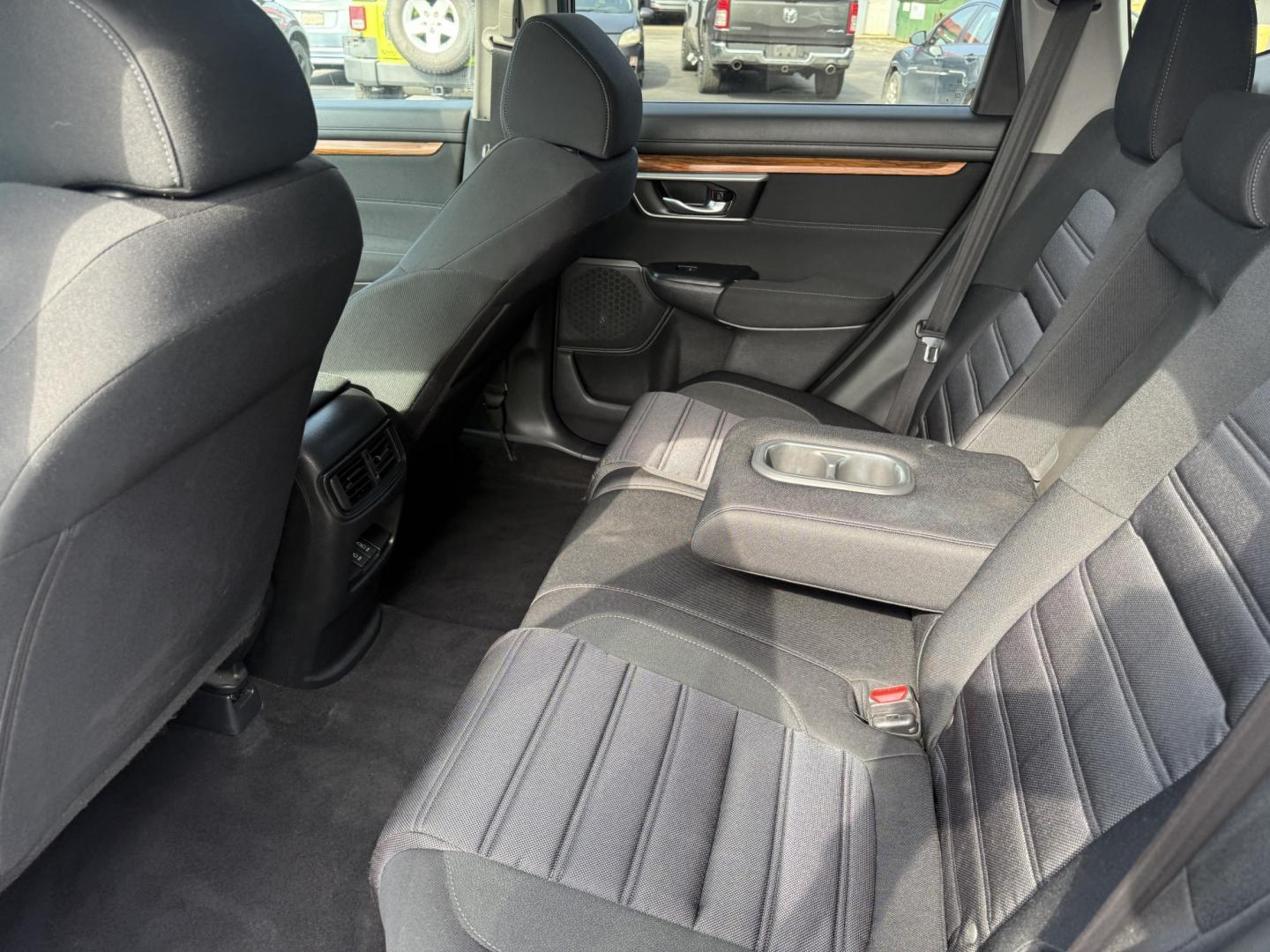 2018 Gray /Black Honda CR-V EX AWD (7FARW2H5XJE) with an 1.5L I4 16V DOHC TURBO engine, Automatic transmission, located at 547 E. Main St., Orwell, OH, 44076, (440) 437-5893, 41.535435, -80.847855 - 2018 Honda CR-V EX AWD – Efficient Compact SUV with One-Owner History and Everyday Comfort If you want a compact SUV that balances efficiency, comfort, and all-weather capability, this 2018 Honda CR-V EX AWD is a strong option. The 1.5L Turbocharged engine delivers responsive power and a solid 33- Photo#21